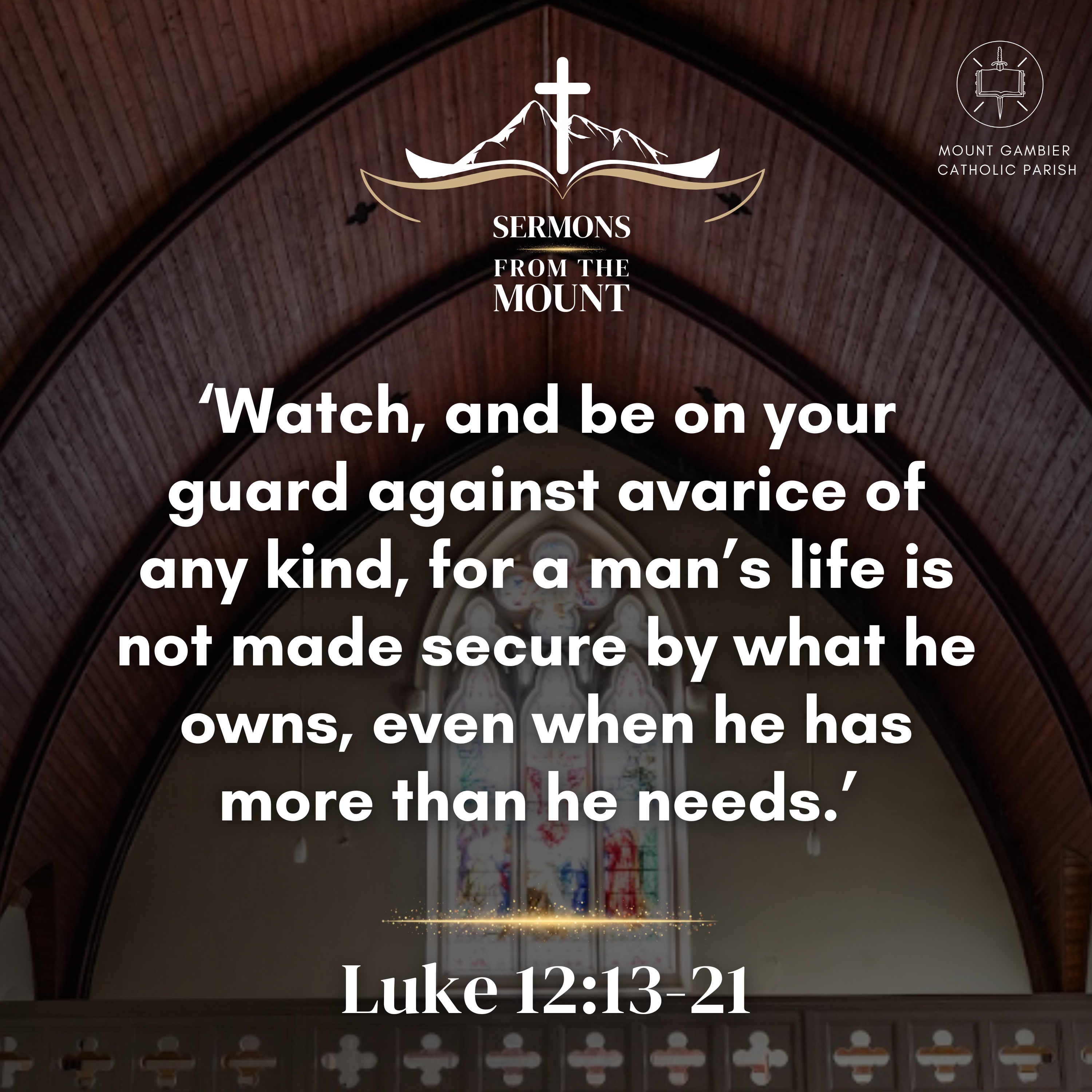 Gospel 2-3 August 2025 - 18th Sunday of Ordinary Time, Yr C. episode artwork