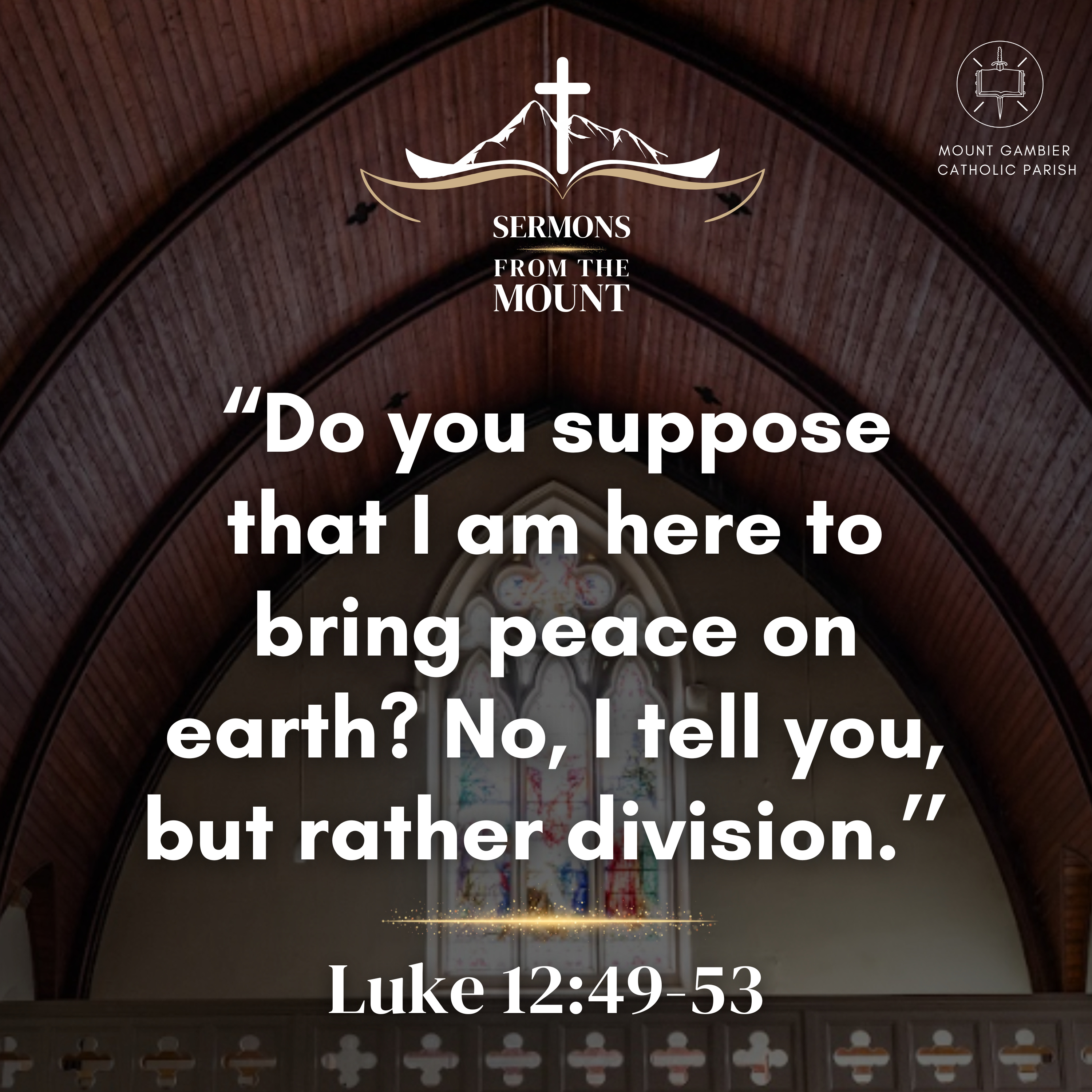Gospel 16-17 August 2025 - 20th Sunday of Ordinary Time, Yr C. episode artwork
