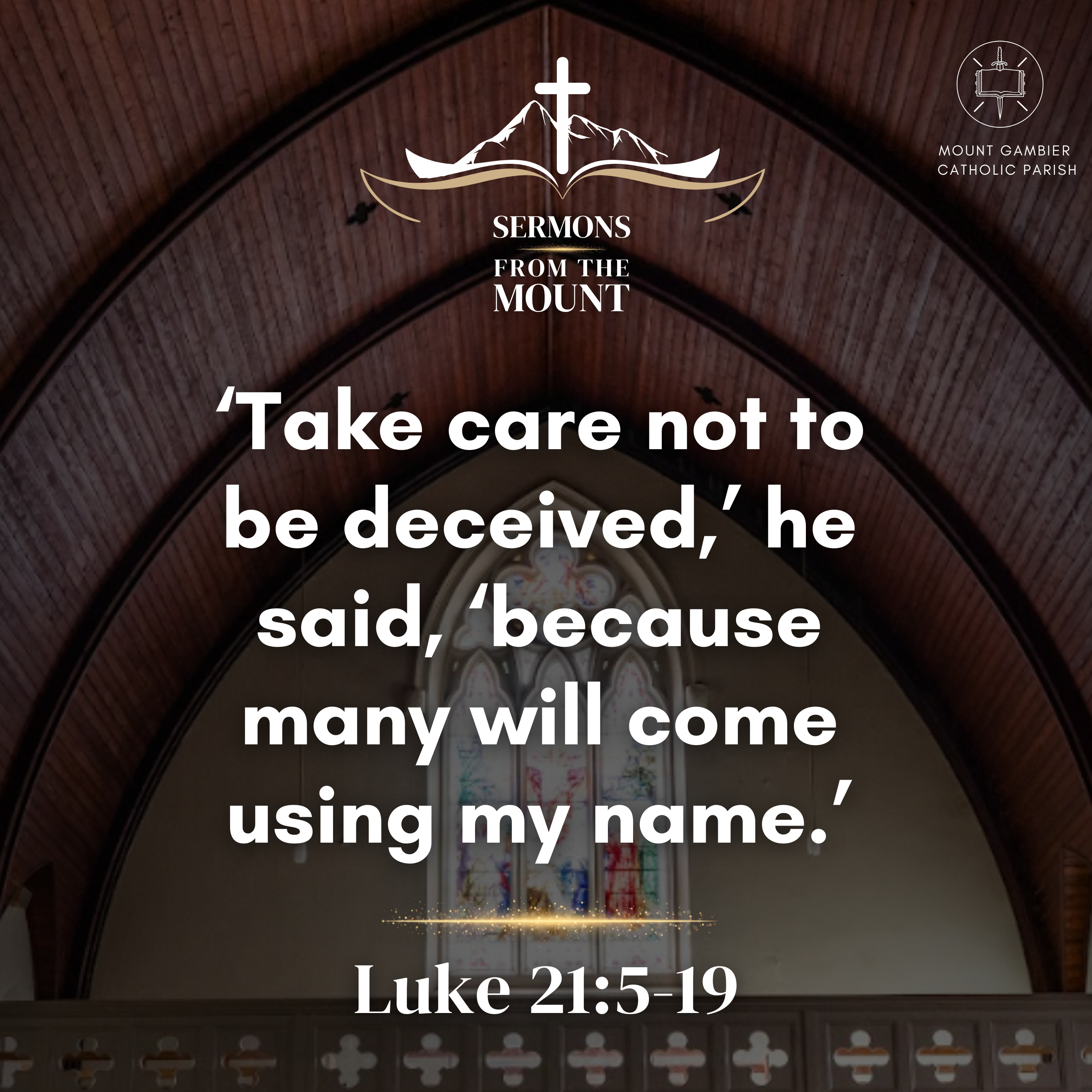 Gospel 15-16 November 2025 - 33rd Sunday of Ordinary Time, Yr C. episode artwork