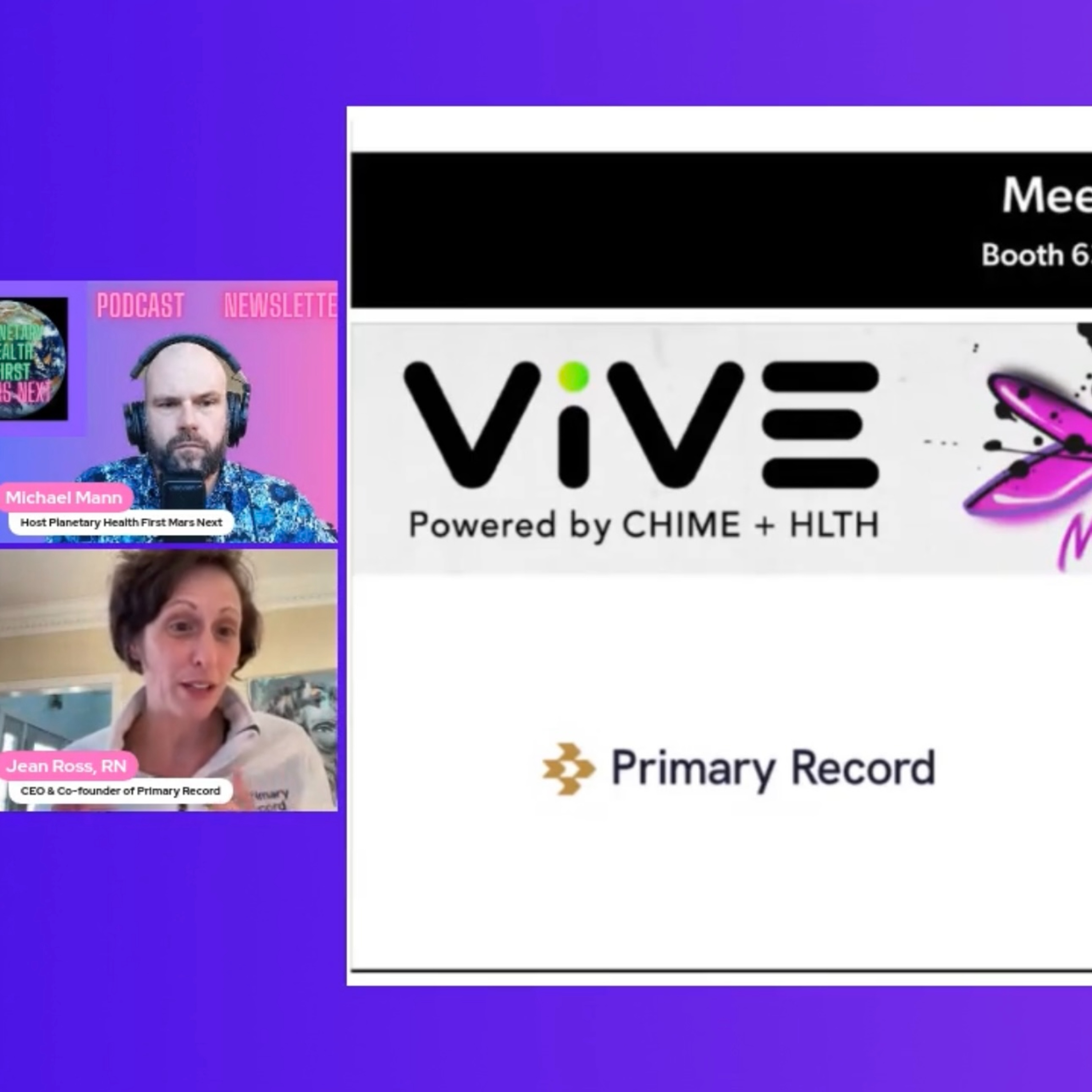 Planetary Health First Mars Next, a Michael Mann production