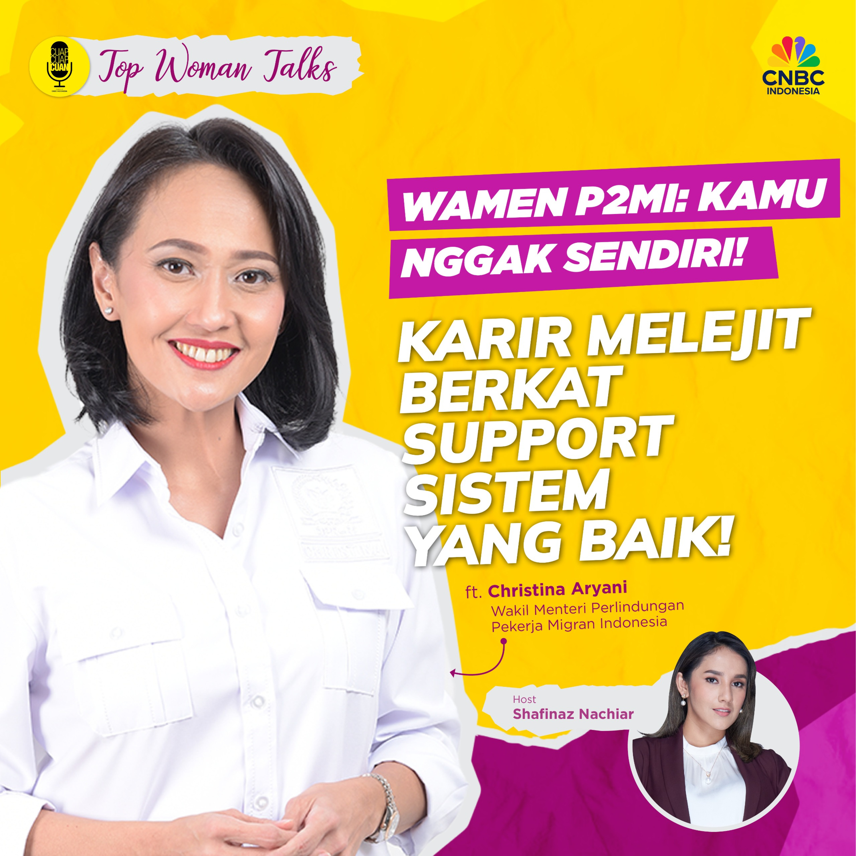 Top Women Talk: Wamen P2MI: Kamu Nggak Sendiri! Karir Melejit Berkat Supprot Sistem Yang Baik! episode artwork