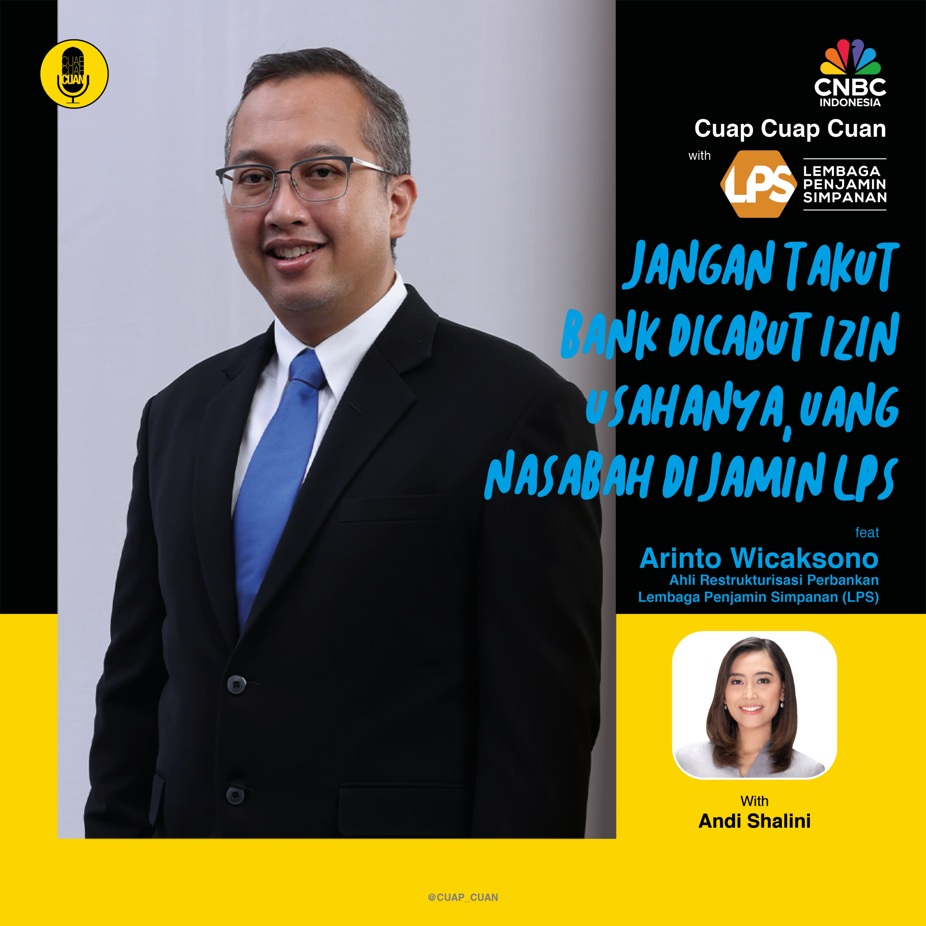 Jangan Takut Bank Dicabut Izin Usahannya, Uang Nasabah Dijamin LPS ft Arinto Wicaksono  episode artwork