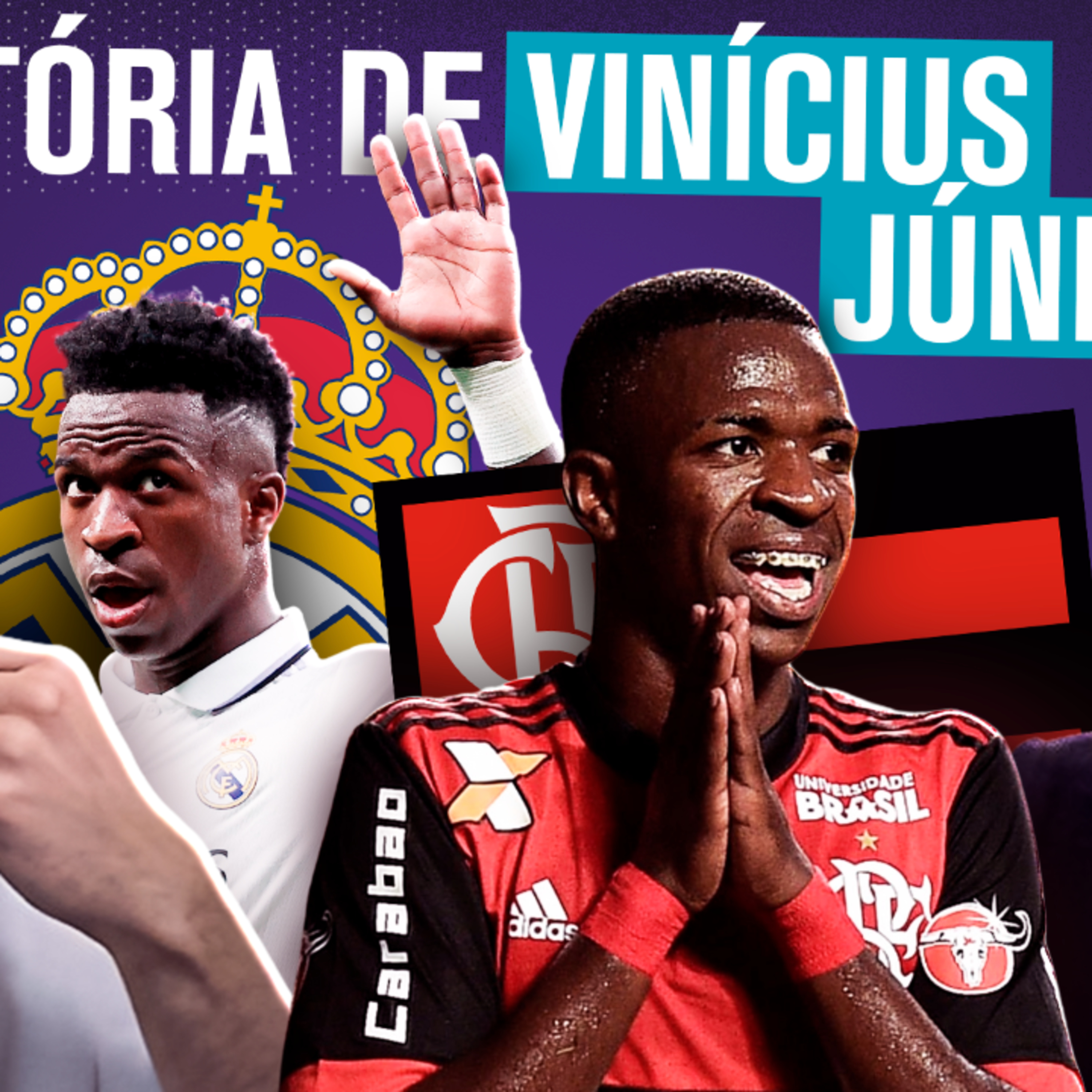 A HISTÓRIA DE VINICIUS JÚNIOR: DE 'PIADA' NO FLAMENGO A CRAQUE DO REAL! | FRED E BECHLER EXPLICAM episode artwork