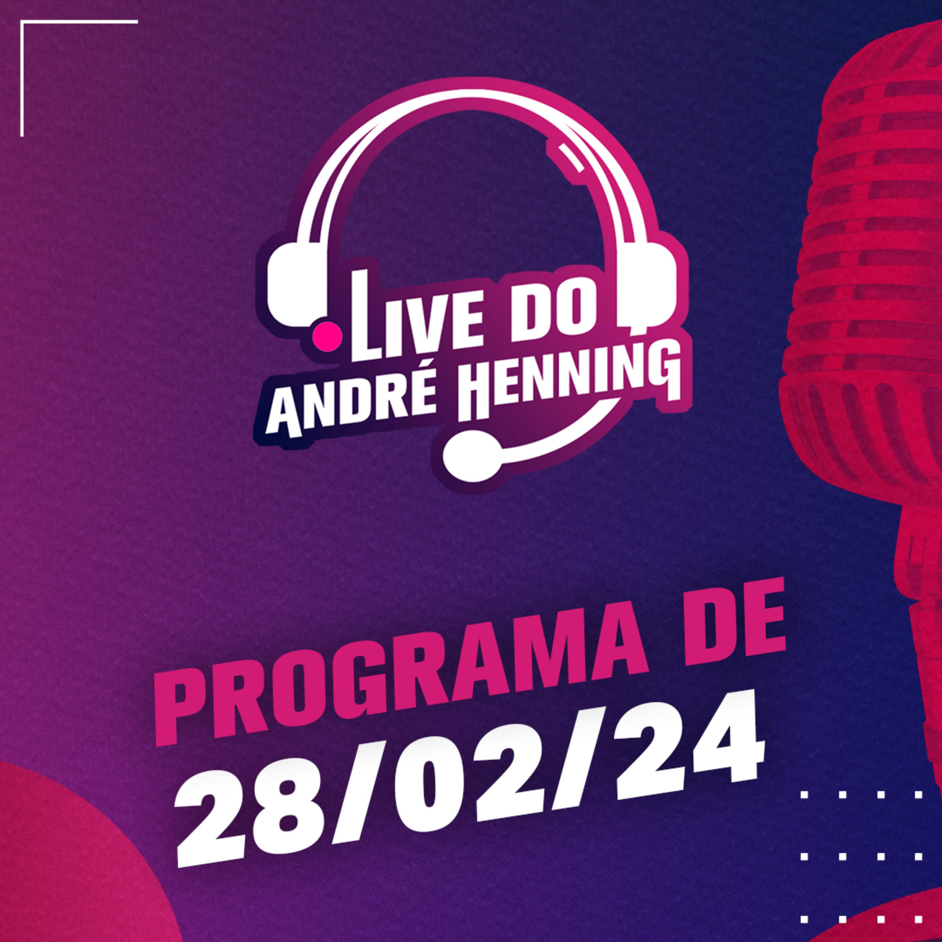 Live do André Henning: Vasco e Bragantino avançam, Fred Caldeira e Ricardinho Martins participam pra falar de Premier League e Santos... e muito mais! episode artwork