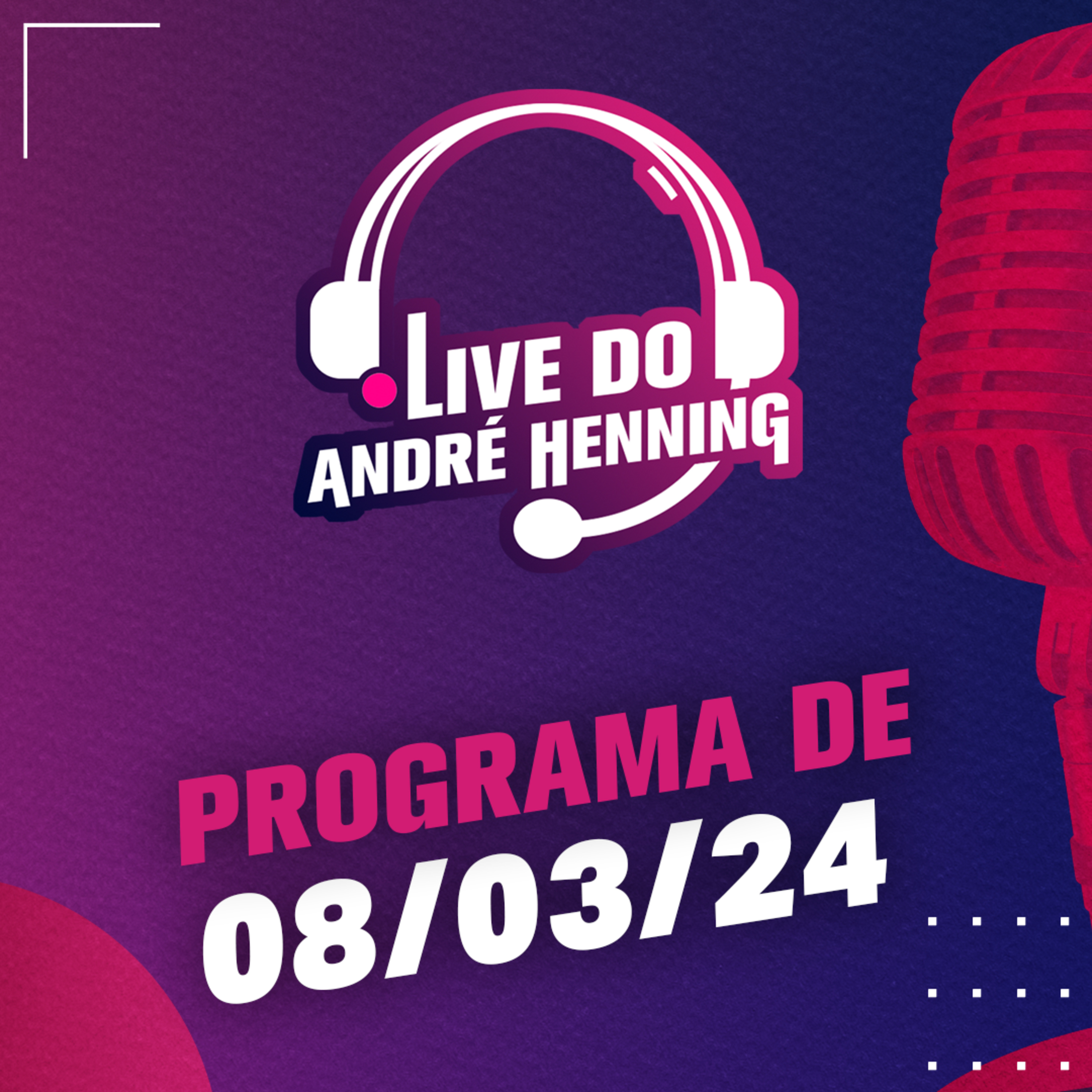 Textor afirma ter provas de corrupção no futebol brasileiro, Vasco passa sufoco mas avança na Copa do Brasil e mais na Live do André Henning! episode artwork