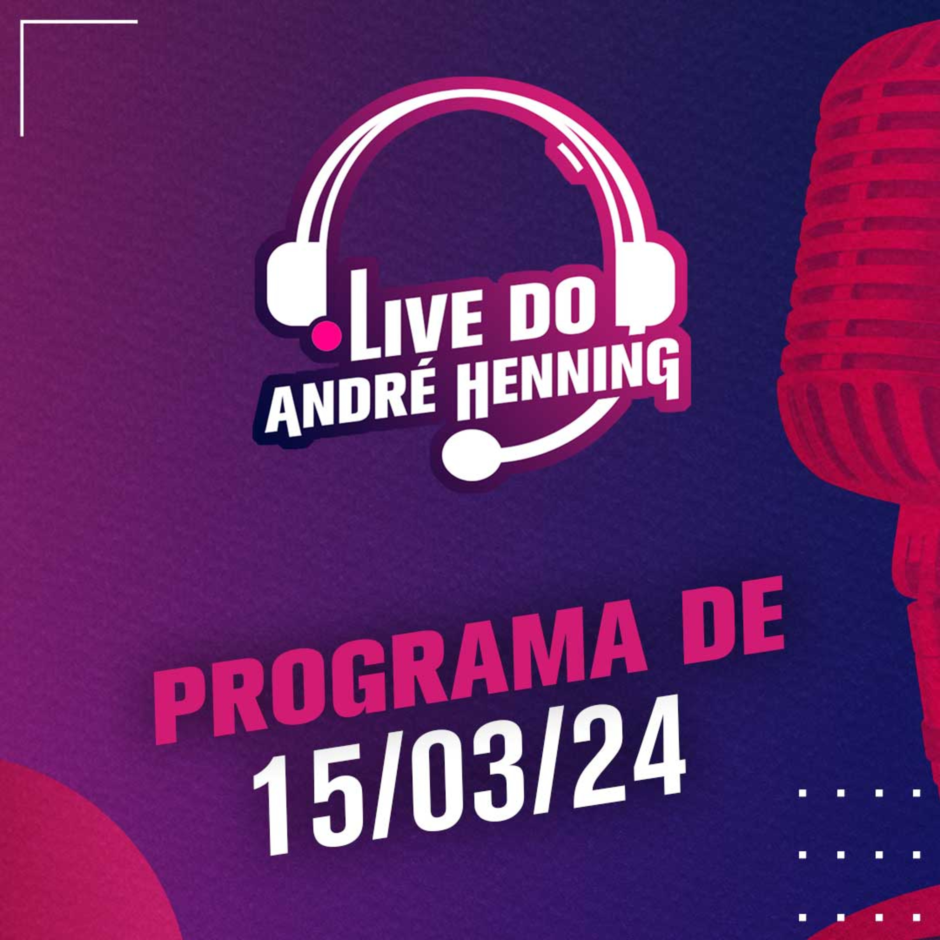 REAL X CITY, BARÇA X PSG nas quartas da Champions; Potes da COPA DO BR e muito mais na Live do André Henning episode artwork