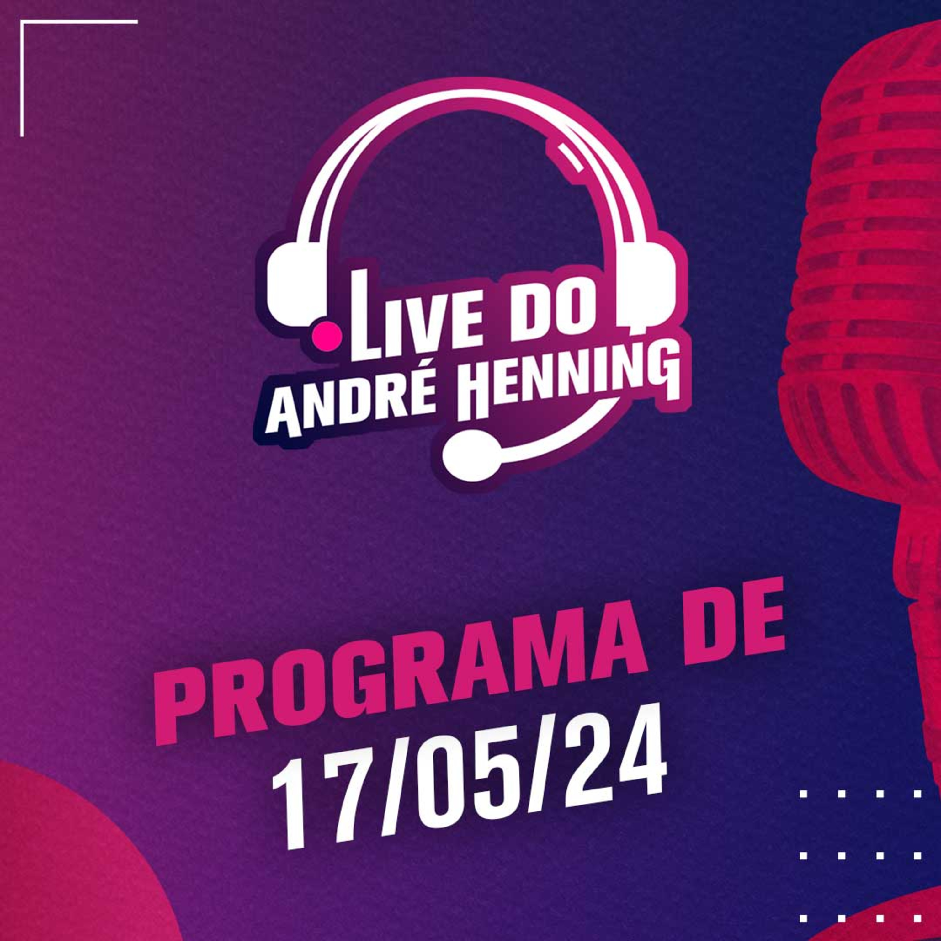 BRASILEIROS CLASSIFICADOS NA LIBERTA E SULA; POLÊMICA DE GABI; VASCO E 777 E MAIS NA LIVE DO ANDRÉ HENNING episode artwork