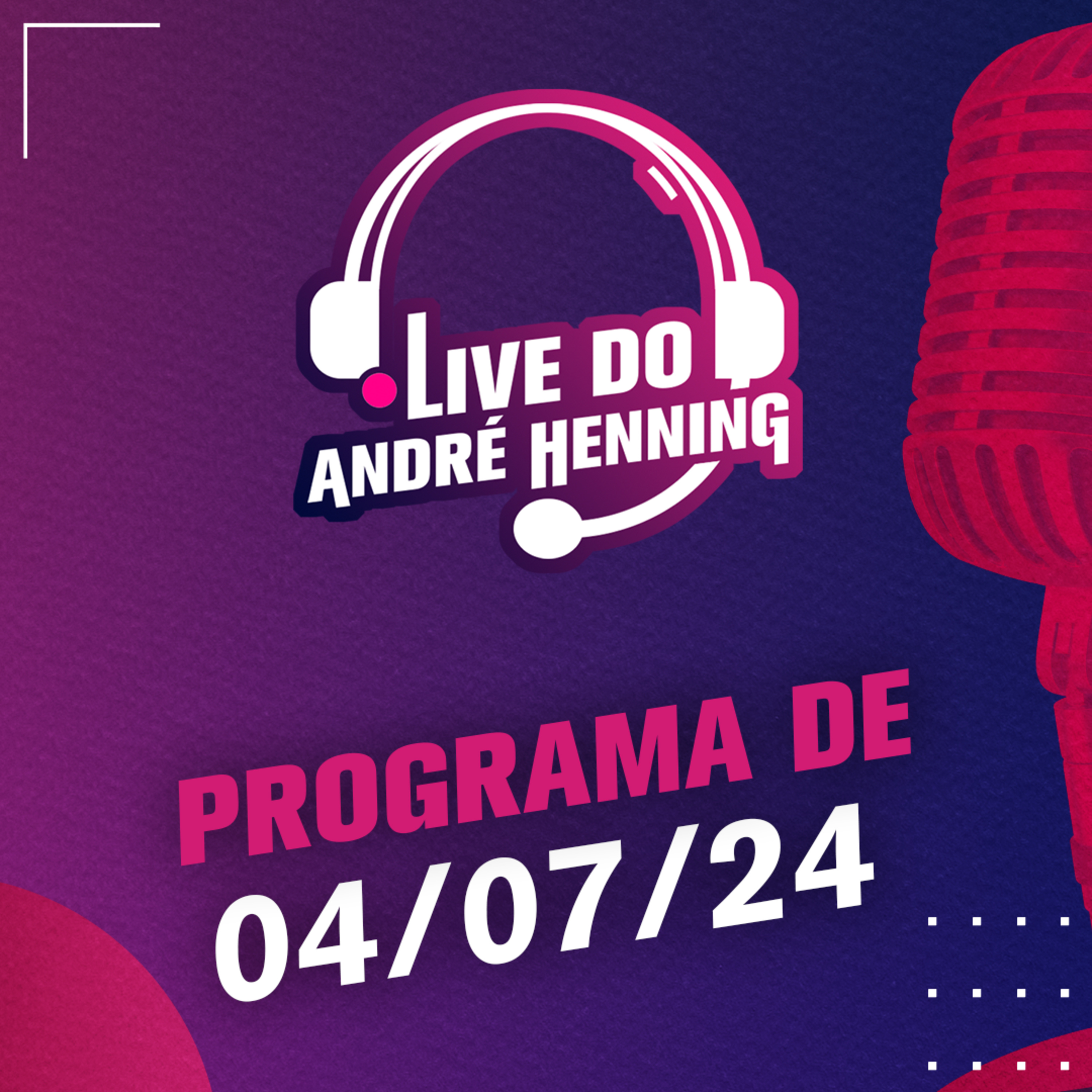 CONFUSÃO ENTRE CBF E CONMEBOL; PAQUETÁ PODE VOLTAR AO FLAMENGO?; BRASILEIRÃO E MAIS! | LIVE DO ANDRÉ episode artwork