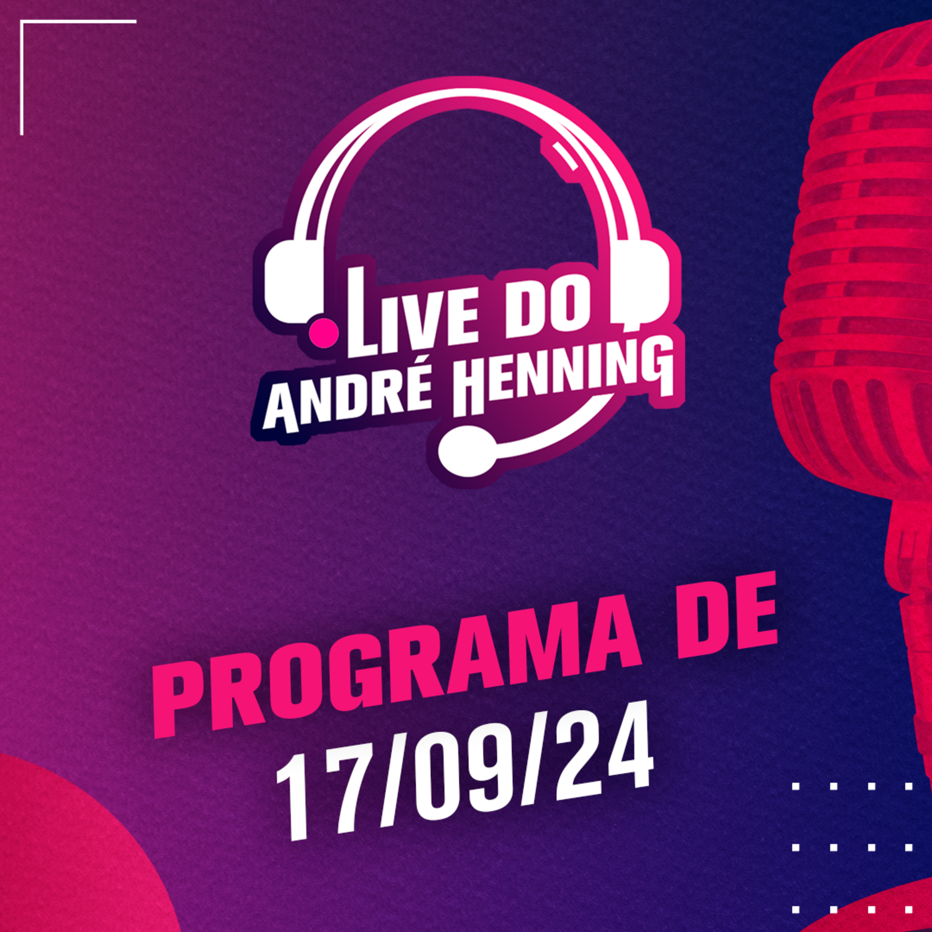 O INÍCIO DE UMA NOVA ERA NA CHAMPIONS E JÁ TEMOS JOGAÇOS; INTER VENCE; LEÃO X TIMÃO | LIVE DO ANDRÉ episode artwork