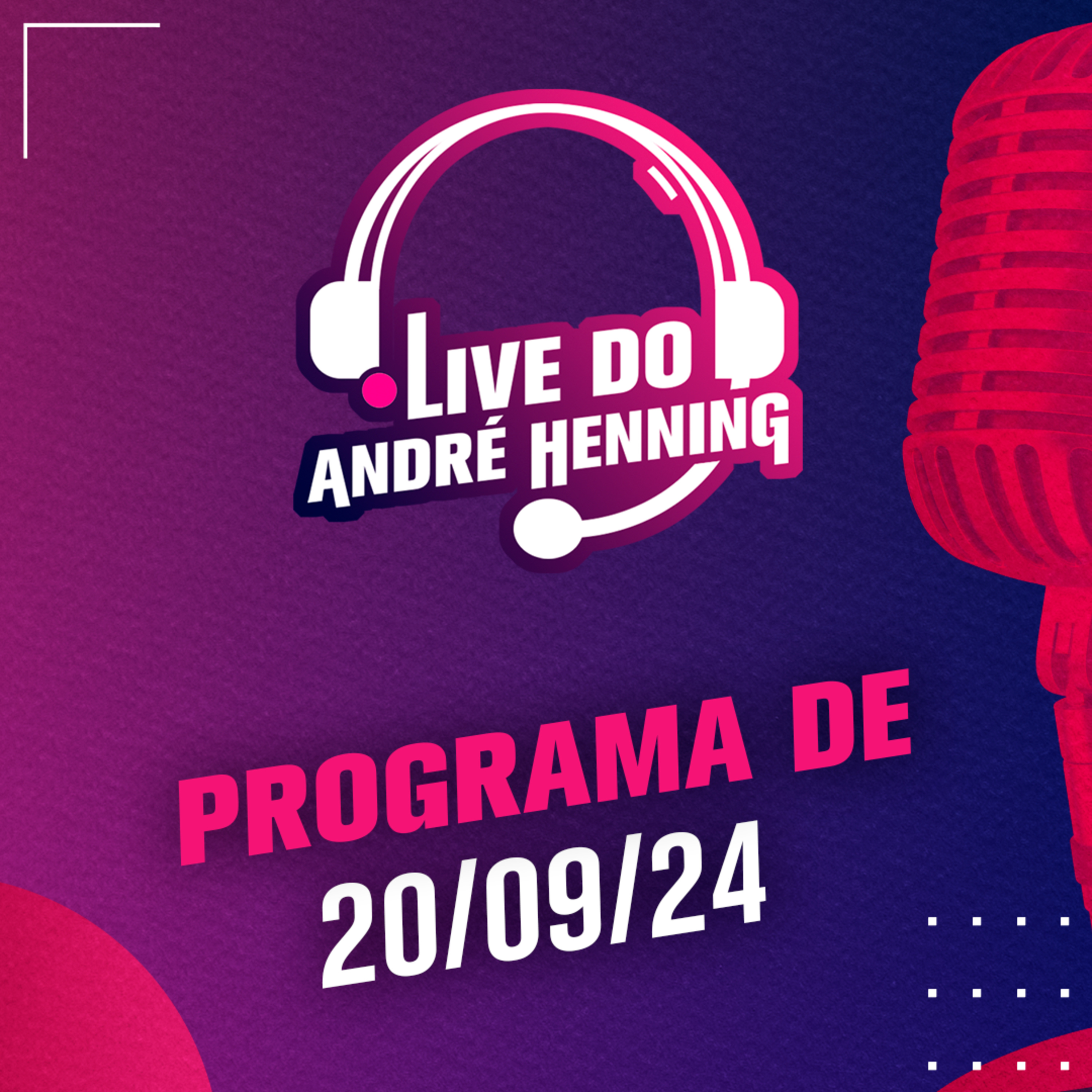 FLAMENGO PERDE E SE COMPLICA; CRUZEIRO E CAP VENCEM; RESUMO DA CHAMPIONS E MAIS | LIVE DO ANDRÉ episode artwork