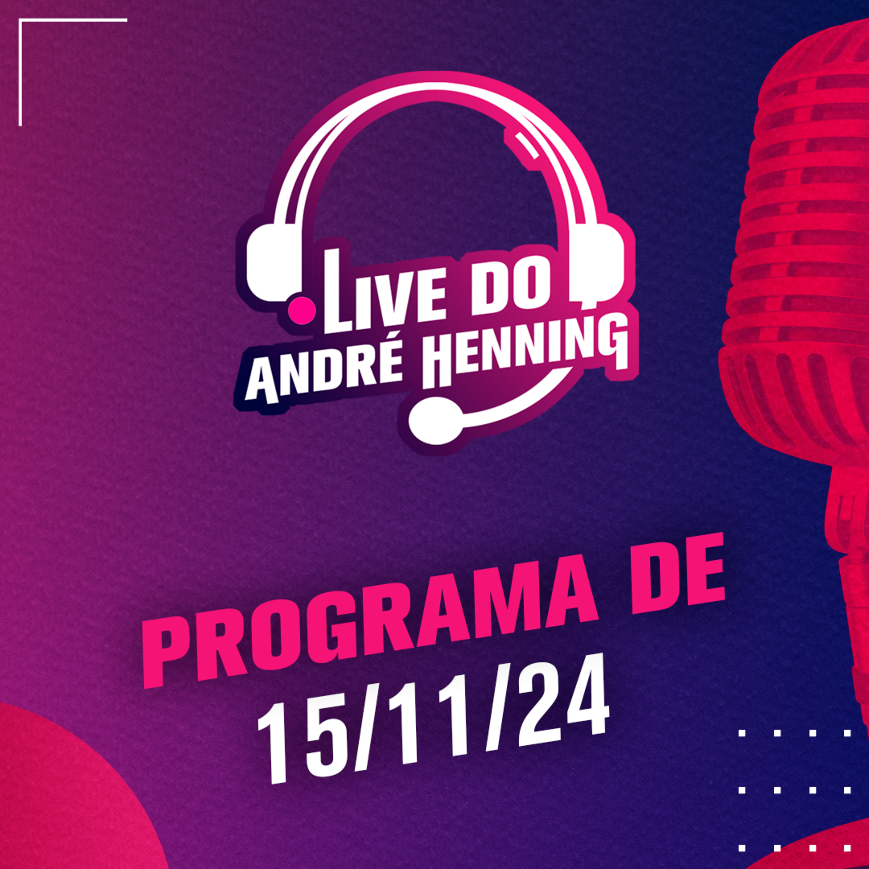 VINI JR PERDE PÊNALTI E SELEÇÃO SÓ EMPATA COM A VENEZUELA! PRESSÃO EM DORIVAL E MAIS | LIVE DO ANDRÉ episode artwork