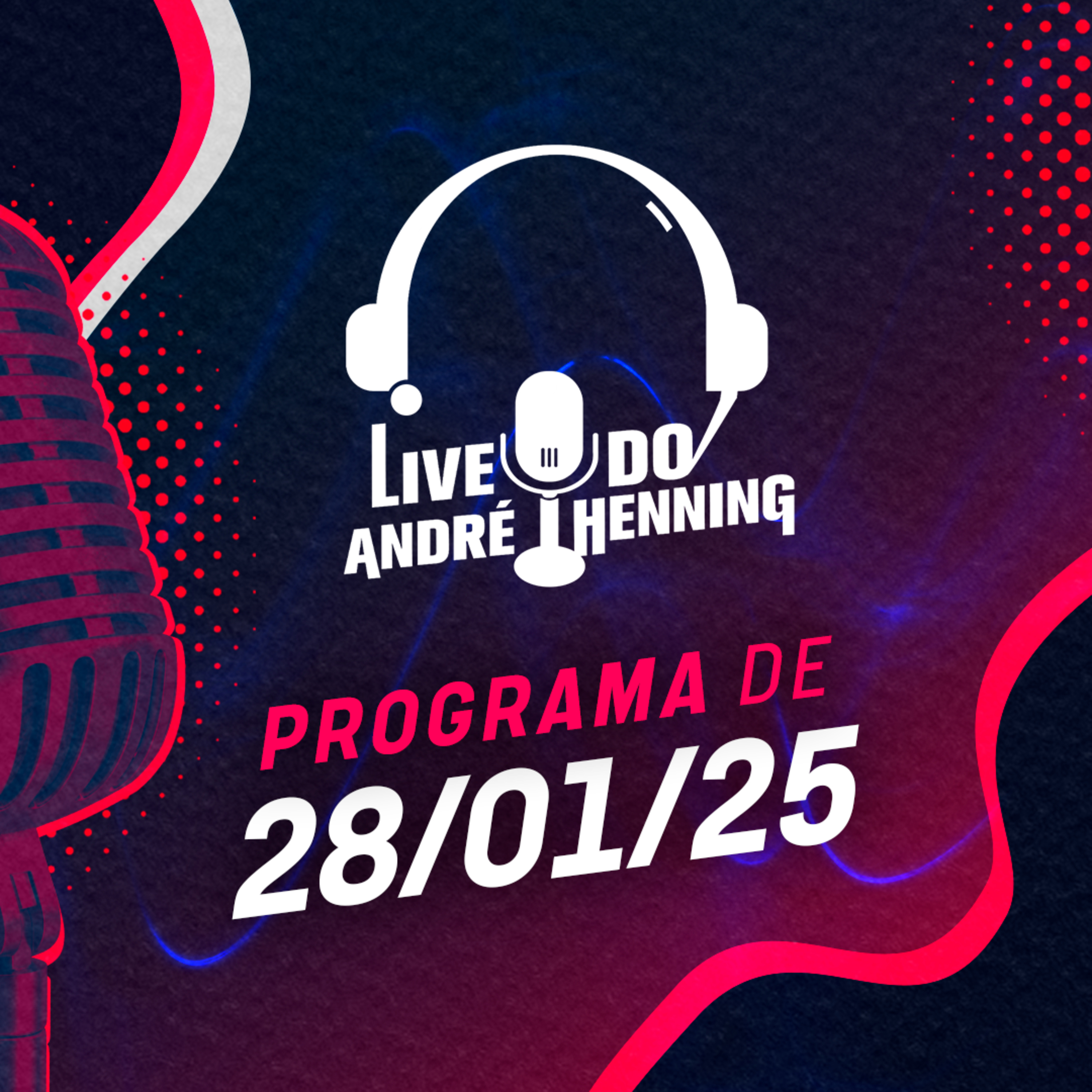 NEYMAR DE VOLTA AO SANTOS; DINIZ DEMITIDO DO CRUZEIRO; SIMULADOR DA CHAMPIONS E MAIS | LIVE DO ANDRÉ episode artwork