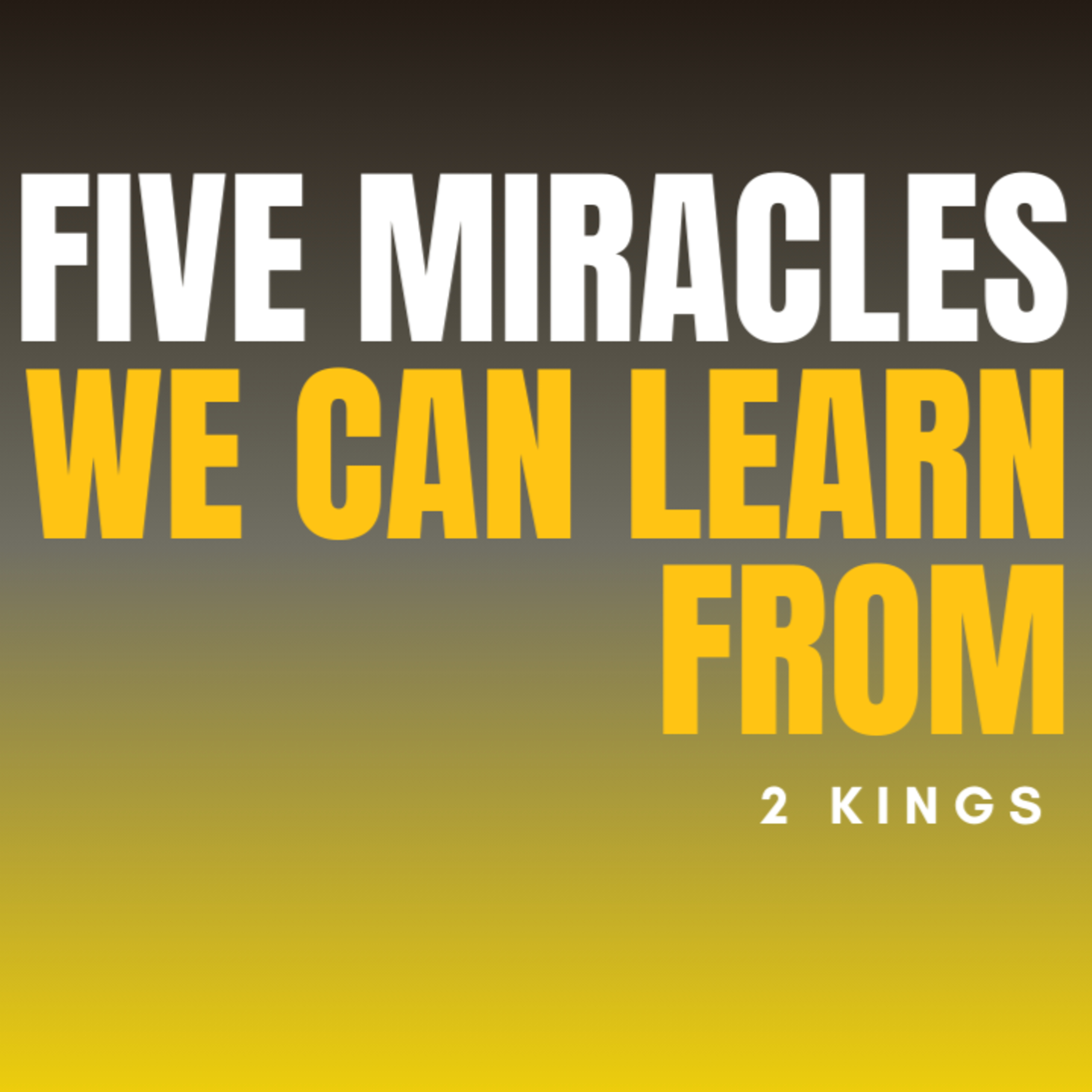 5 Miracles We Can Learn From