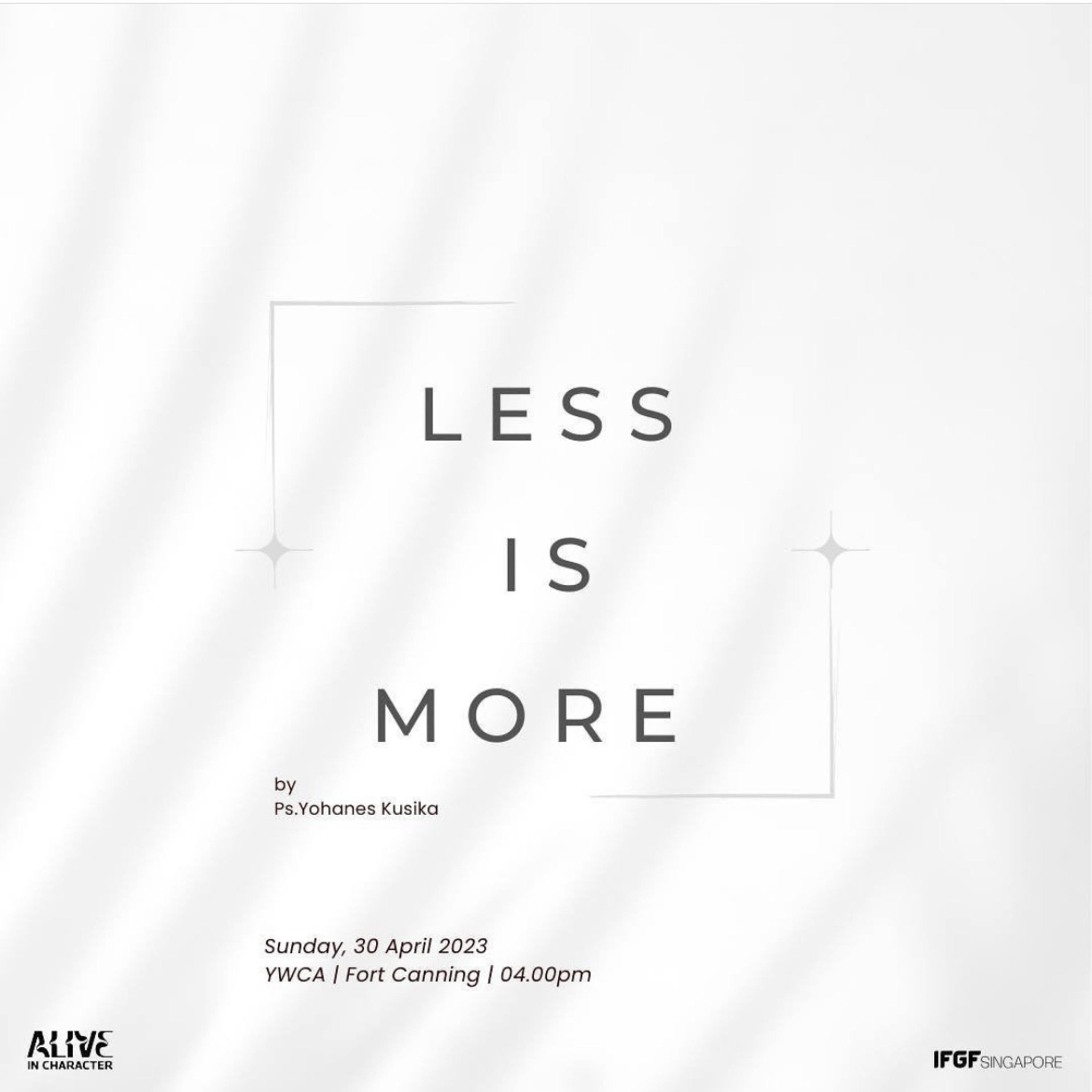 Less is more 30 April 2023 episode artwork