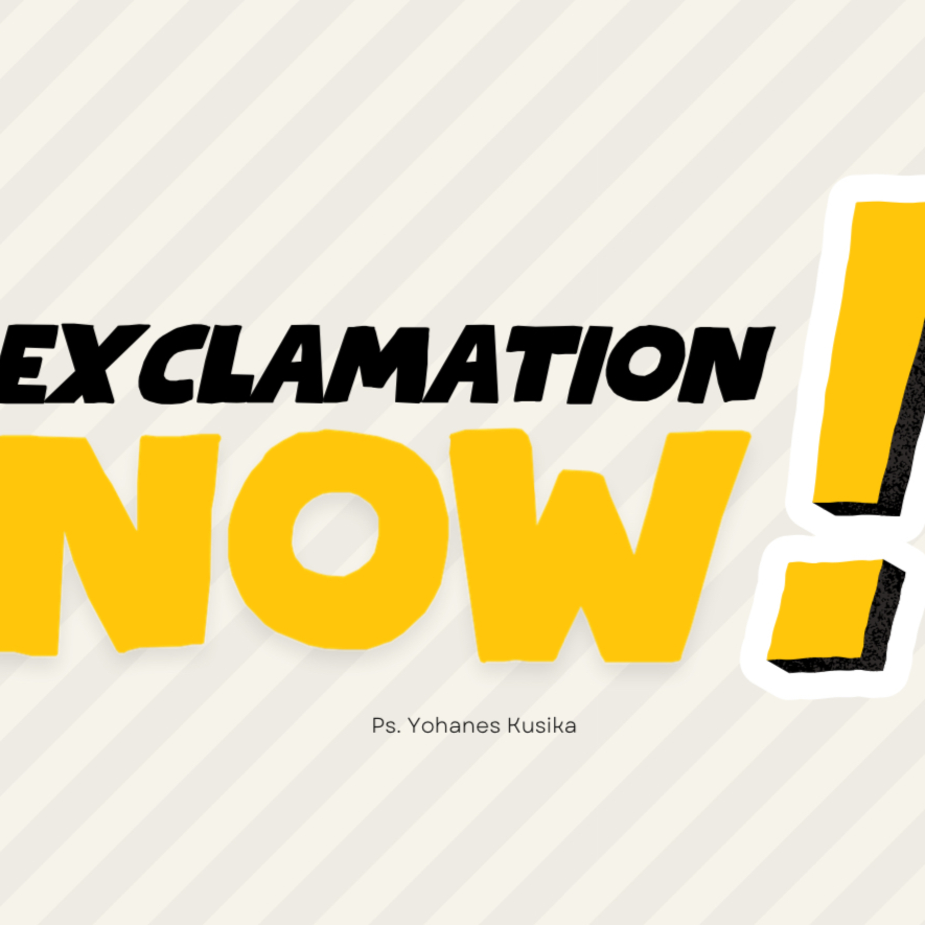 Exclamation NOW! episode artwork