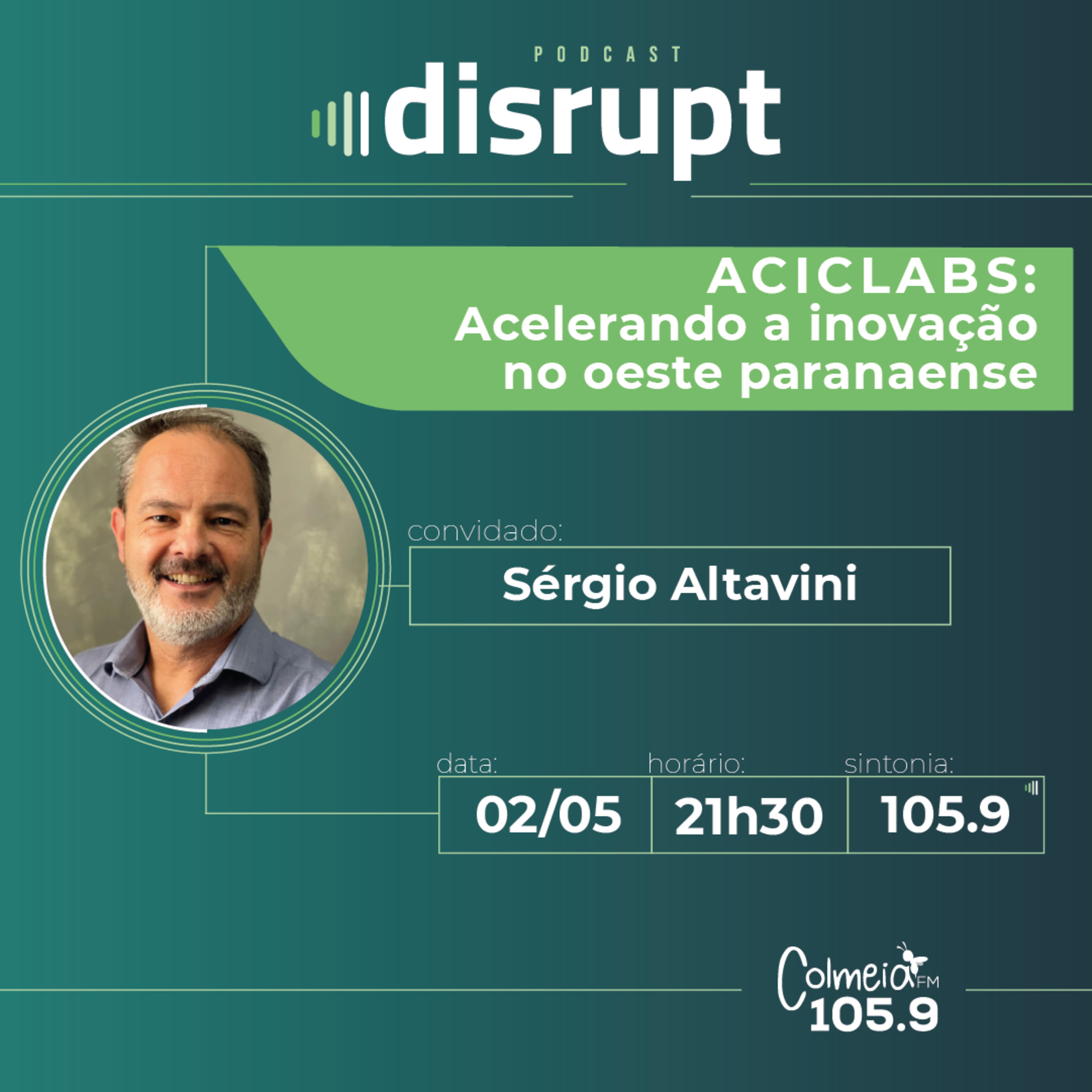 EP. 08 - ACICLABS: Acelerando a inovação no oeste paranaense | Sérgio Altavini episode artwork