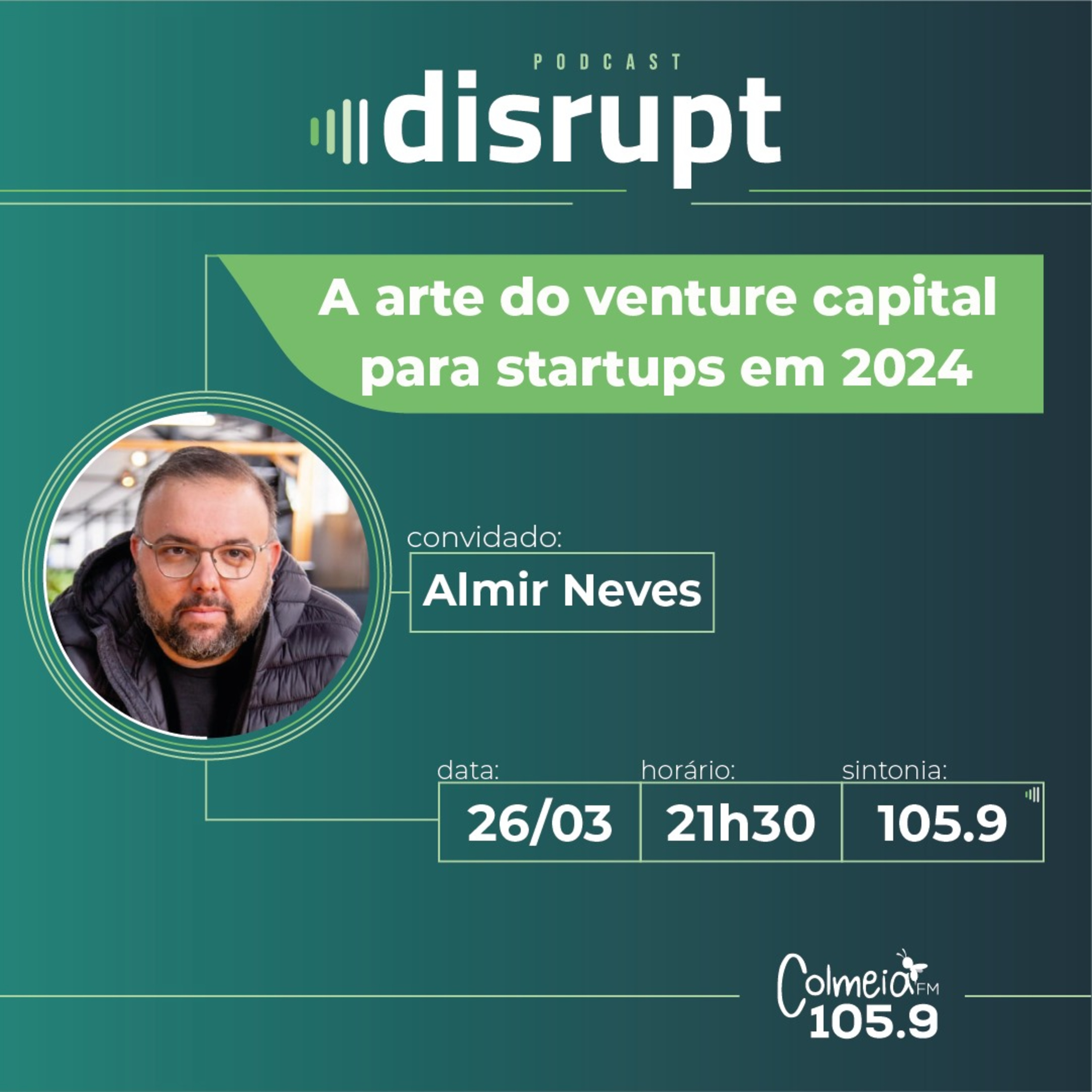 EP. 42 - A arte do venture capital para startups em 2024 | Almir Neves episode artwork