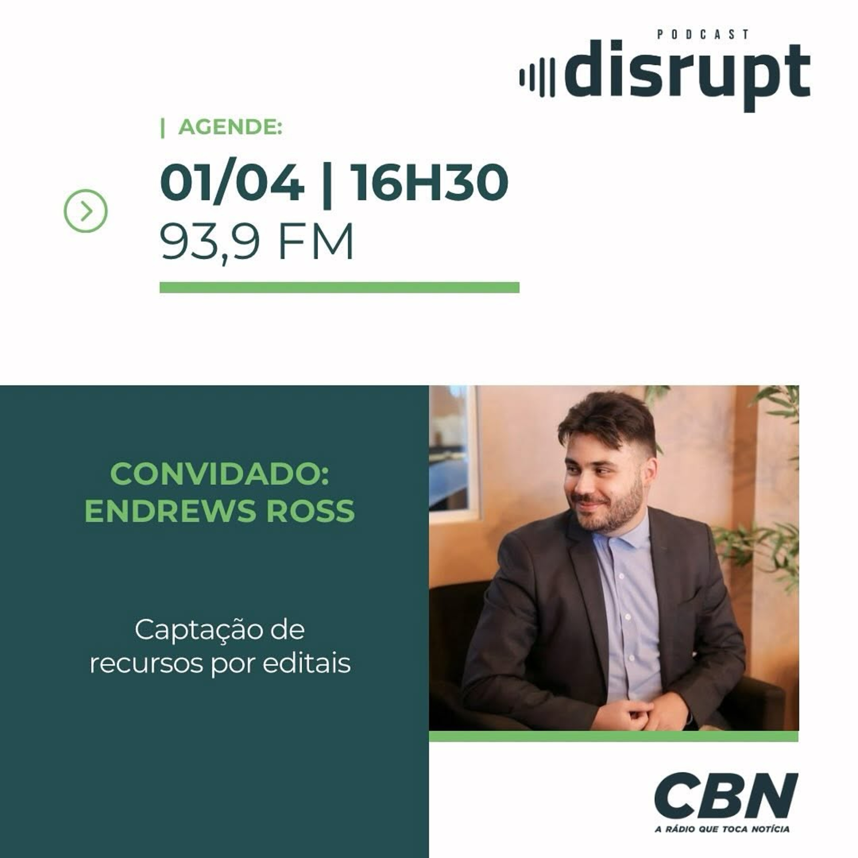 EP. 80 - Captação de recursos por editais | Endrews Ross episode artwork