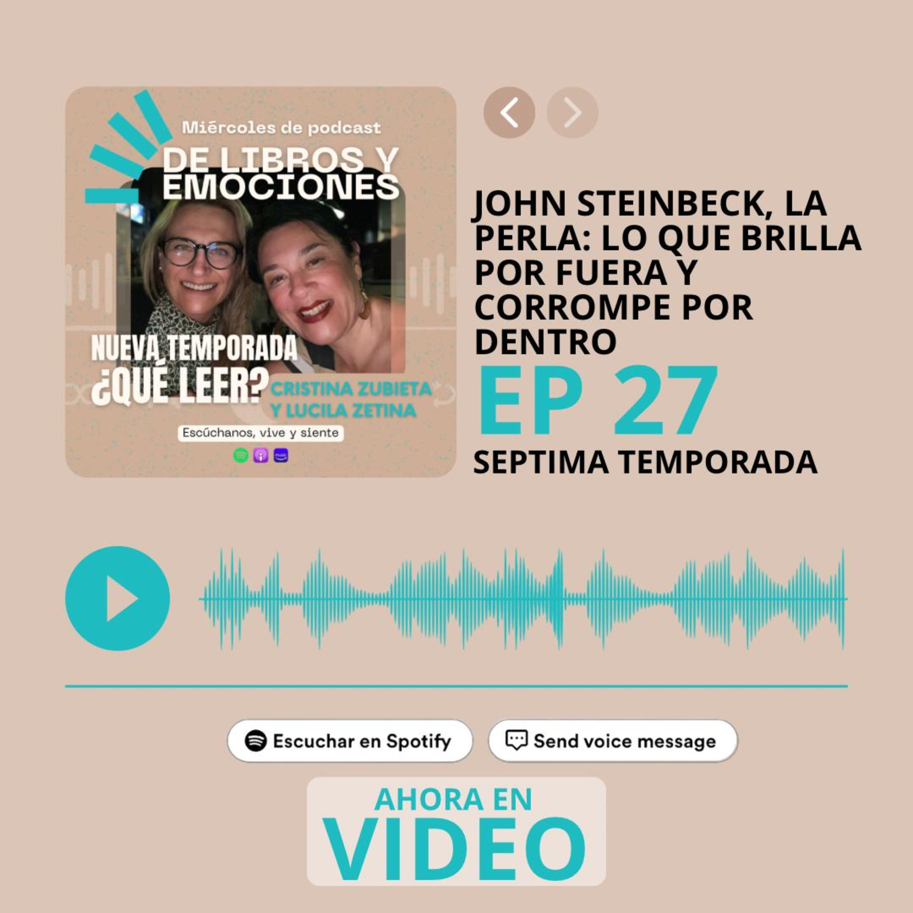 La Perla: John Steinbeck. Lo que brilla por fuera y corrompe por dentro. episode artwork