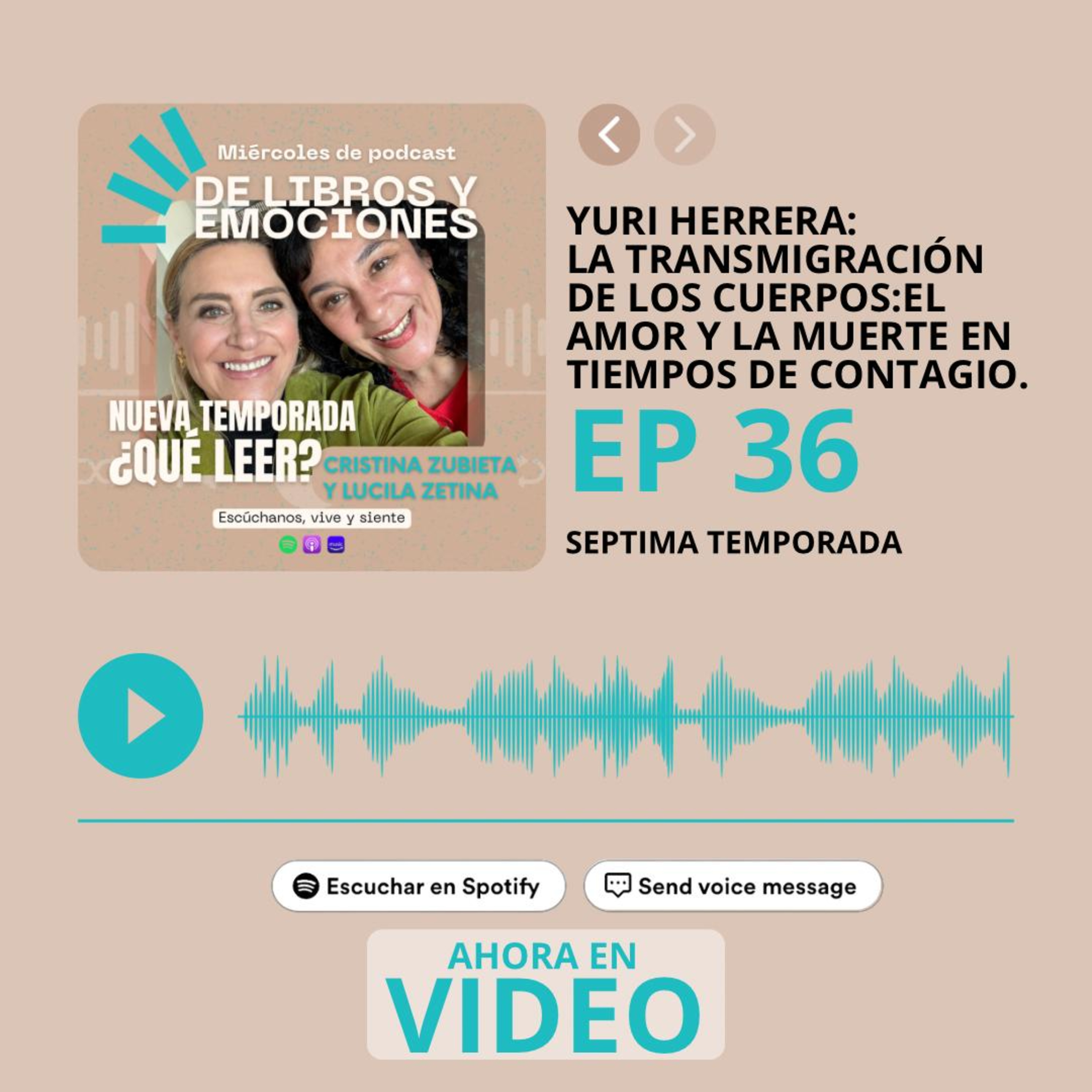 Yuri Herrera: La transmigración de los cuerpos. El amor y la muerte en tiempos de contagio. episode artwork