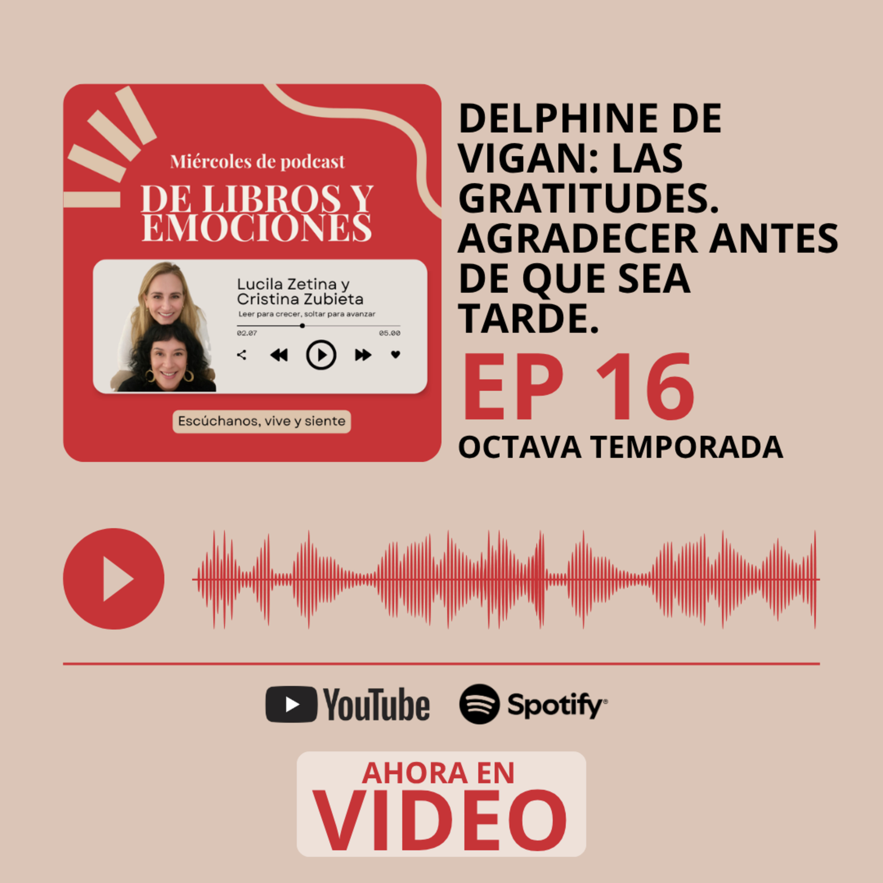 DELPHINE DE VIGAN: LAS GRATITUDES. AGRADECER ANTES DE QUE SEA TARDE. episode artwork