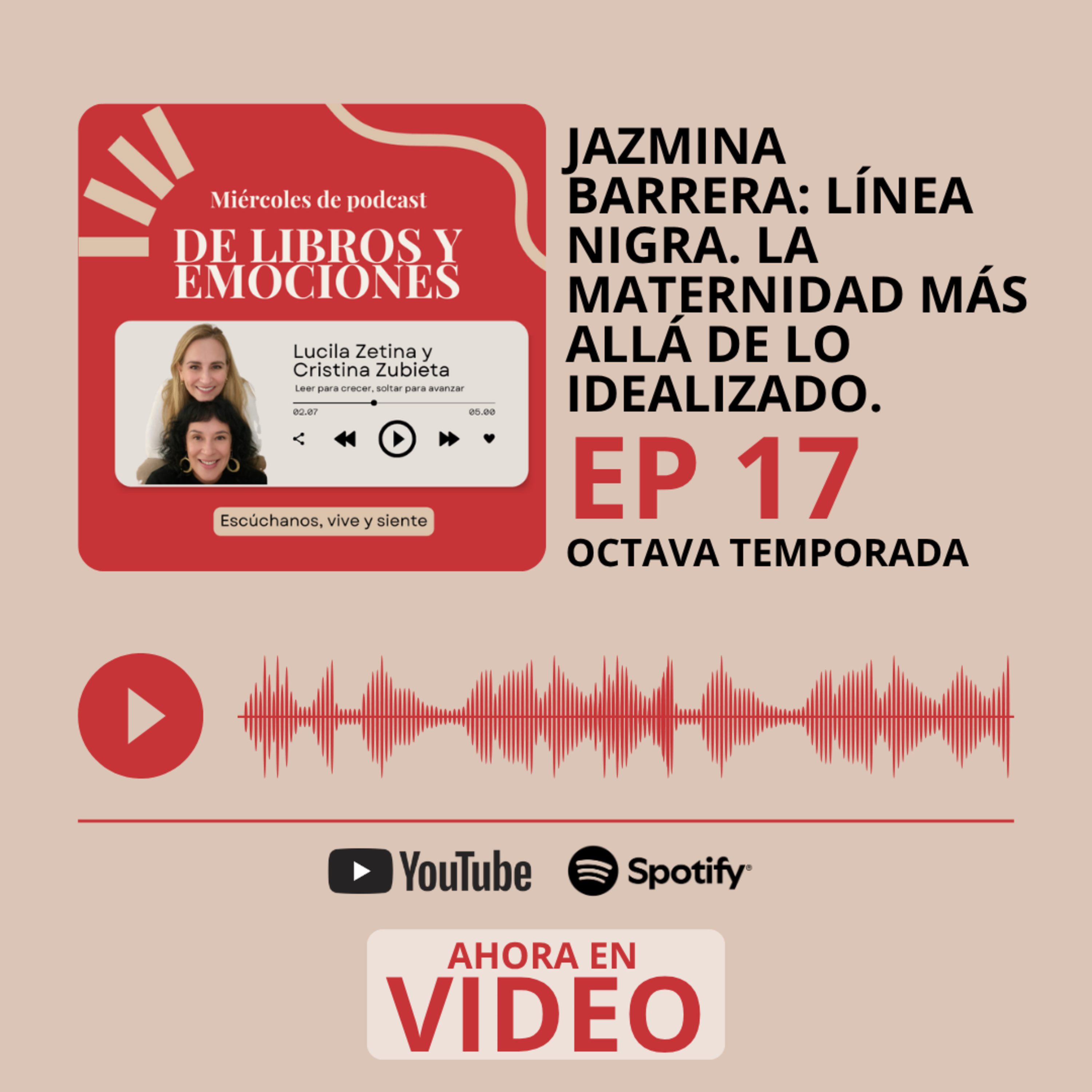 JAZMINA BARRERA: LÍNEA NIGRA. LA MATERNIDAD MÁS ALLÁ DE LO IDEALIZADO. episode artwork