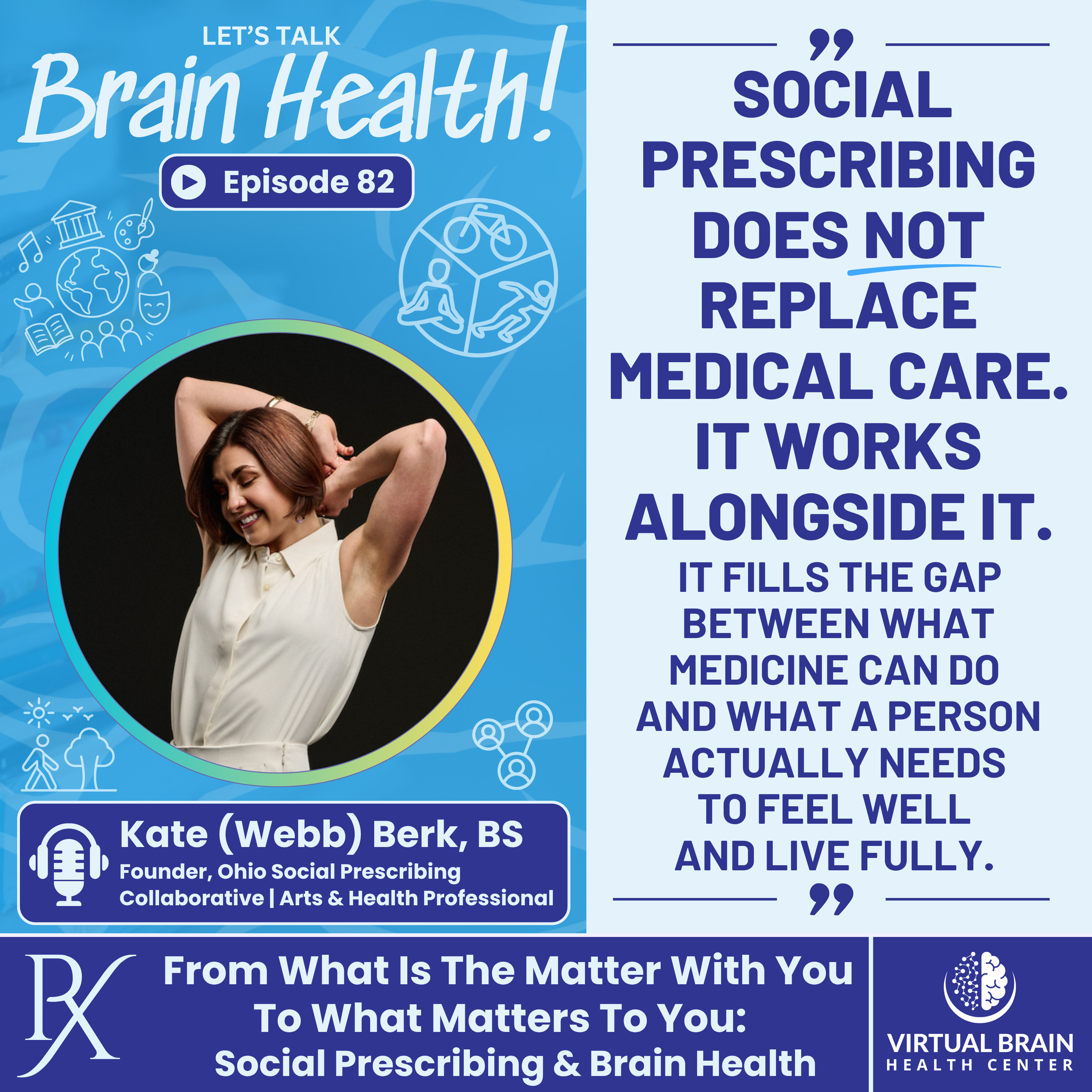 From What Is The Matter With You To What Matters To You: Social Prescribing & Brain Health with Kate (Webb) Berk, BS