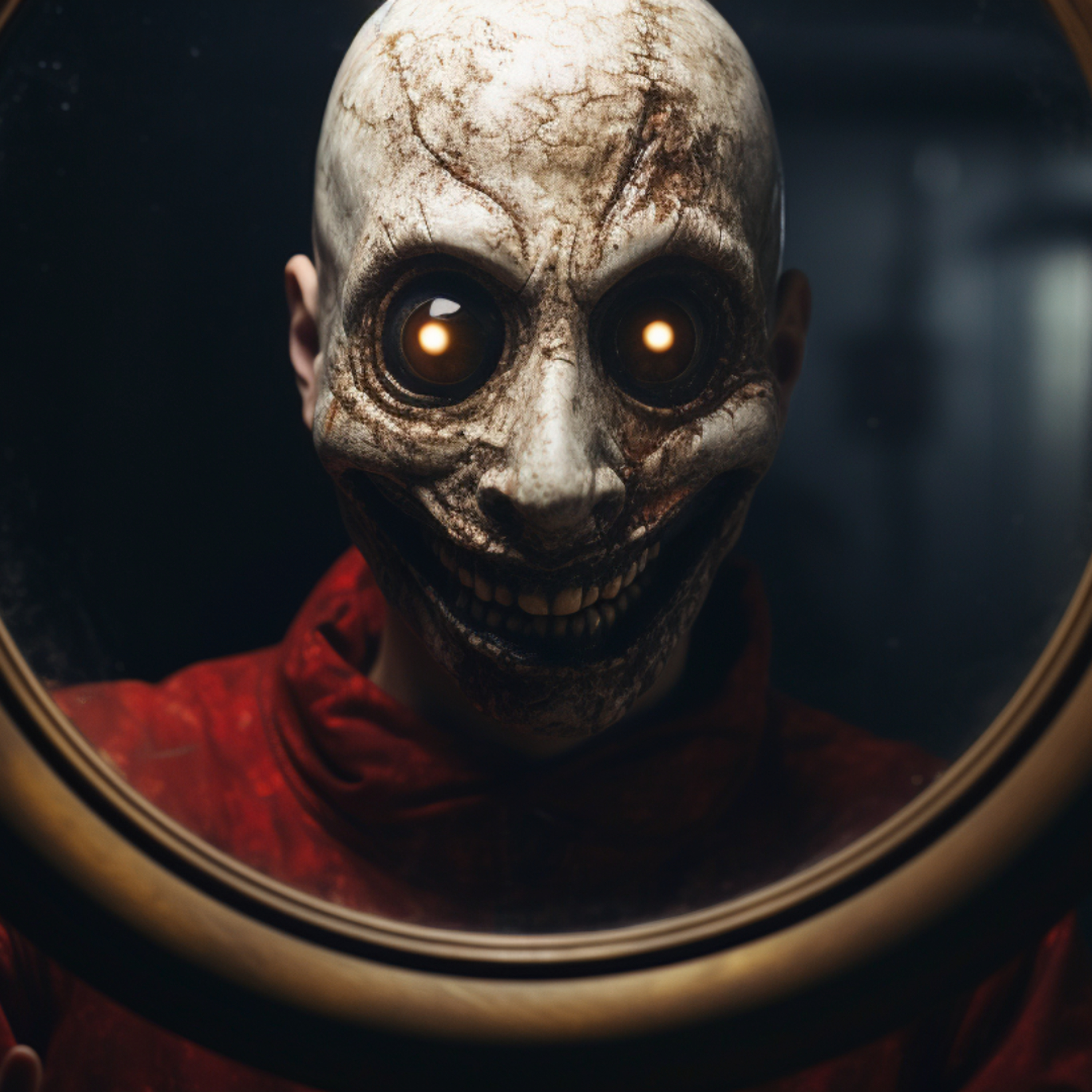 The Mirror That Stole Faces | Creepypasta Scary Story episode artwork