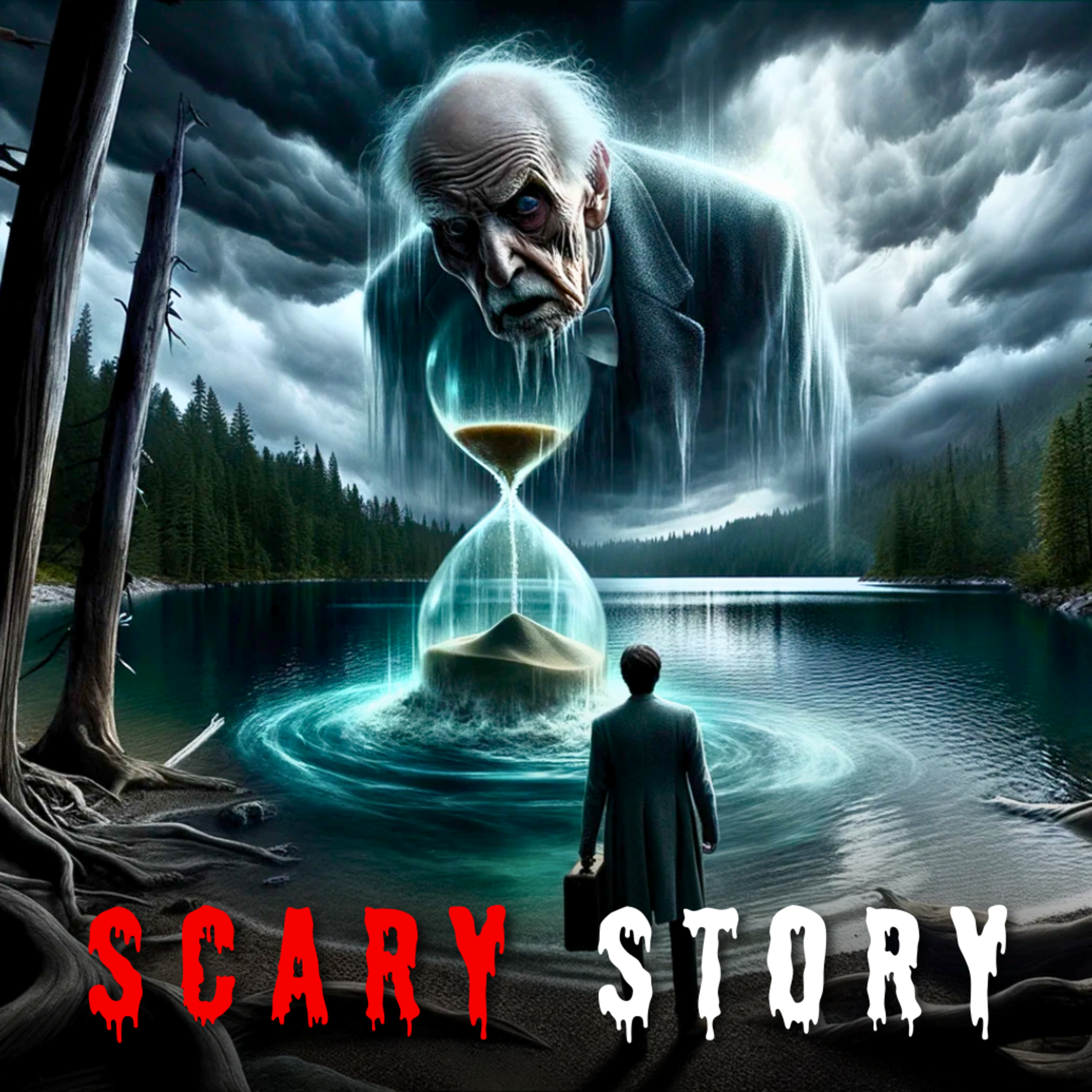The Hourglass Lake: In Minutes, A Lifetime | Creepypasta Scary Story episode artwork