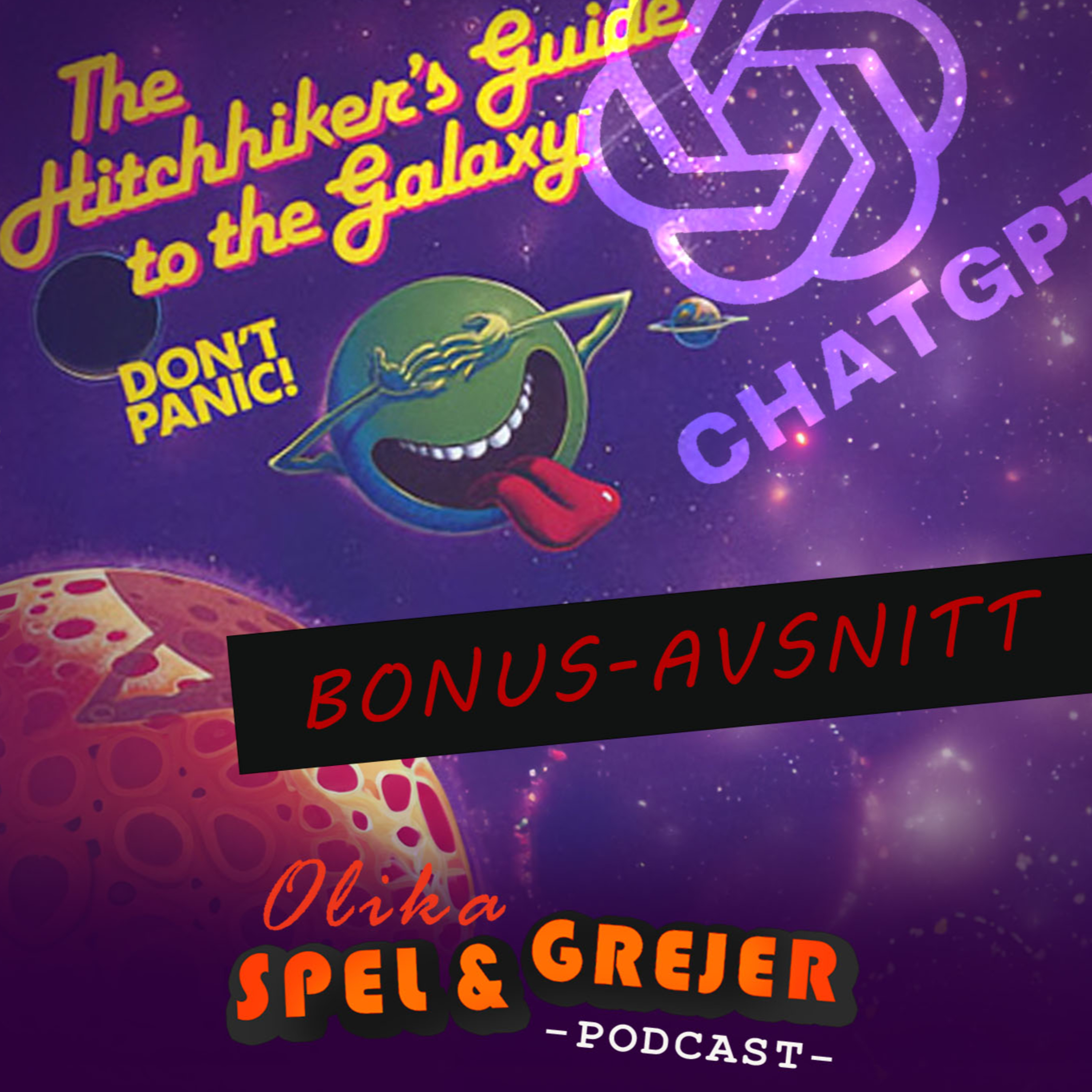 BONUSGREJ - Liftarens Guide Till Galaxen AI-äventyr episode artwork