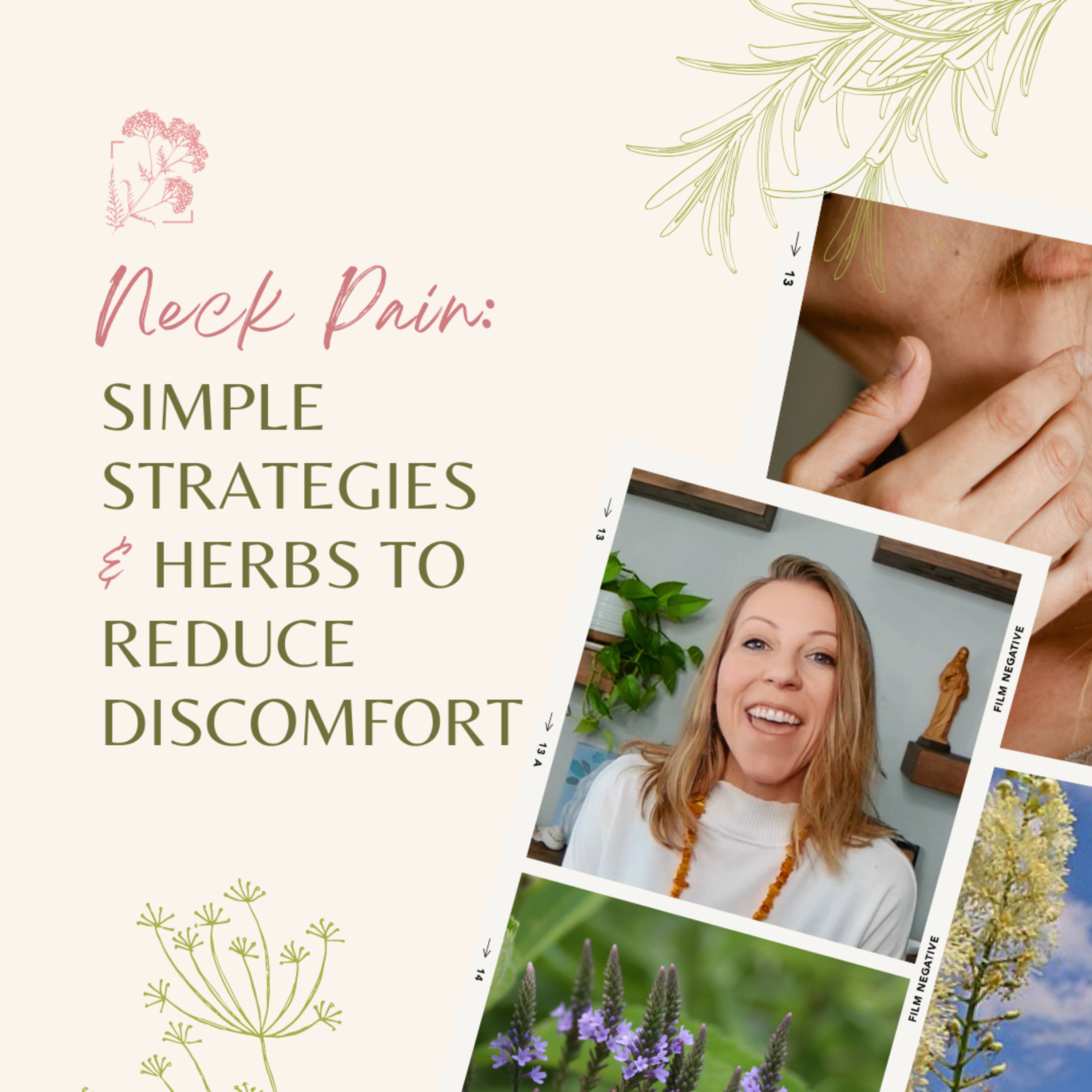 Neck Pain: Simple Strategies And Herbs To Reduce Discomfort episode artwork