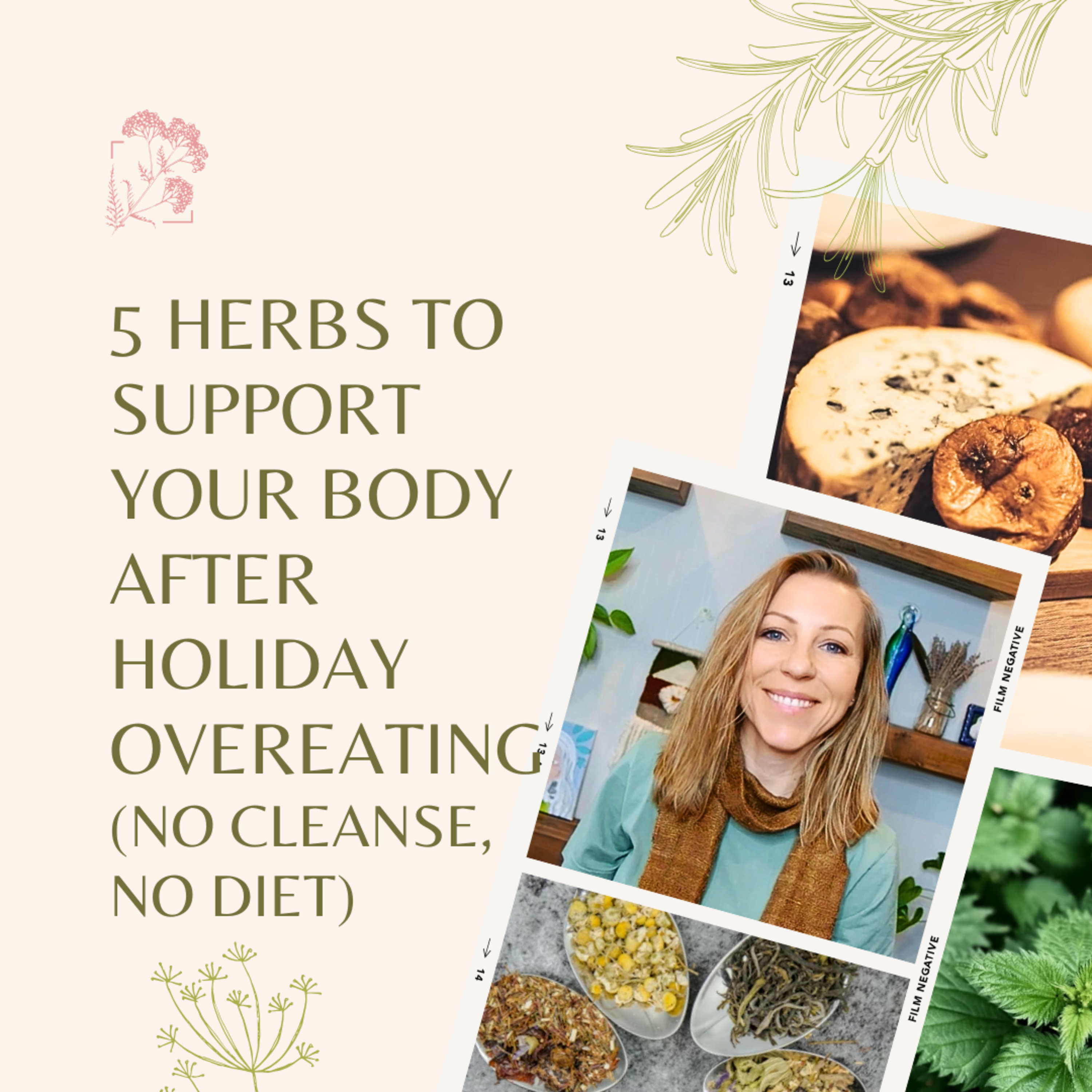 5 Herbs to Support Your Body After Holiday Overeating (No Cleanse, No Diet) episode artwork