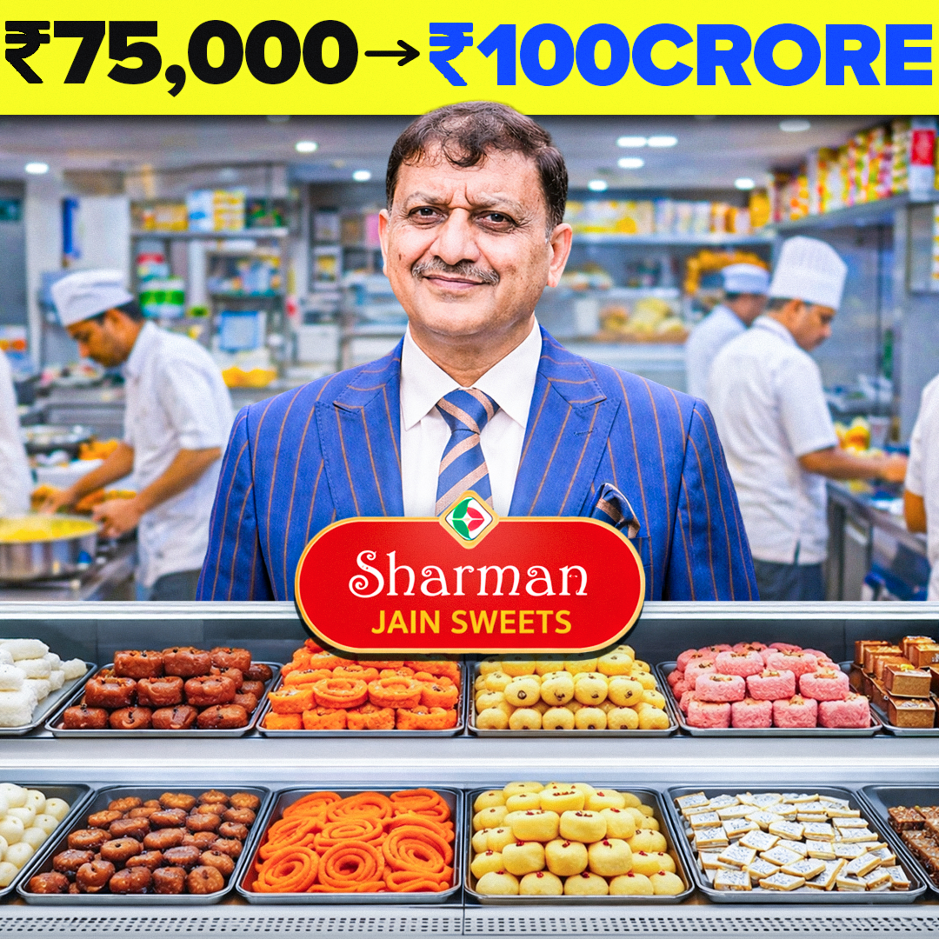 From a Small Shop To ₹100 Crores Business | Sharman Jain Sweets | Bipan Jain | Panjabi Pod | 2026 episode artwork