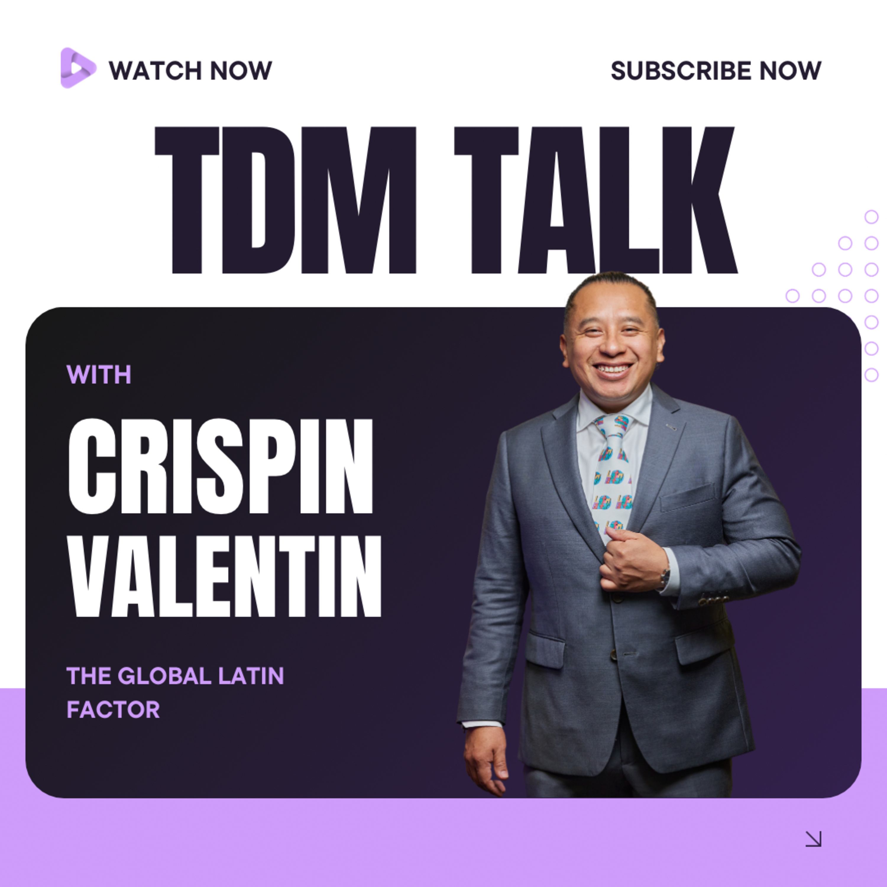 Crispin Valentin of The Global Latin Factor Podcast.