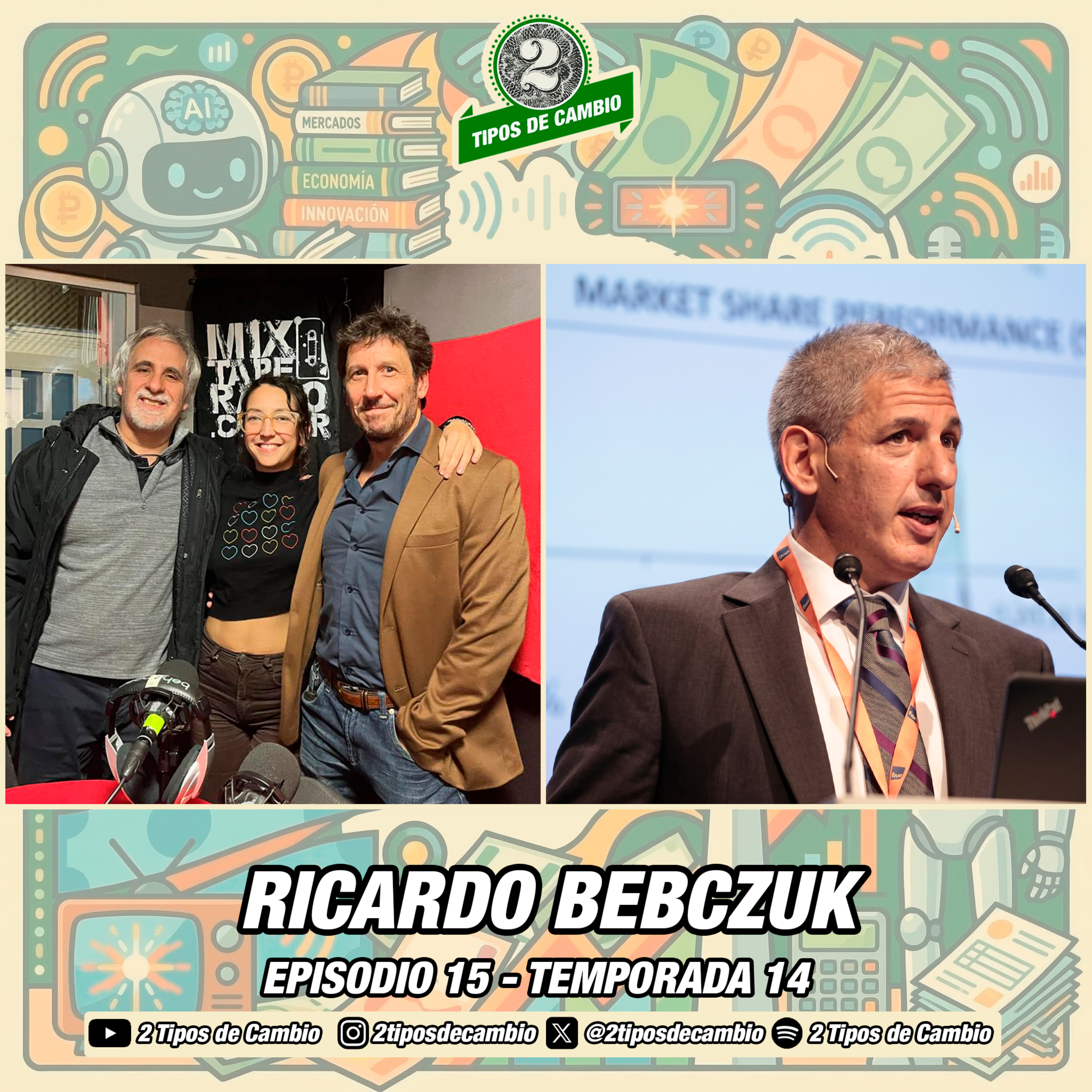 E15|S14 Ricardo Bebczuk - #libro #despedido #elegante episode artwork