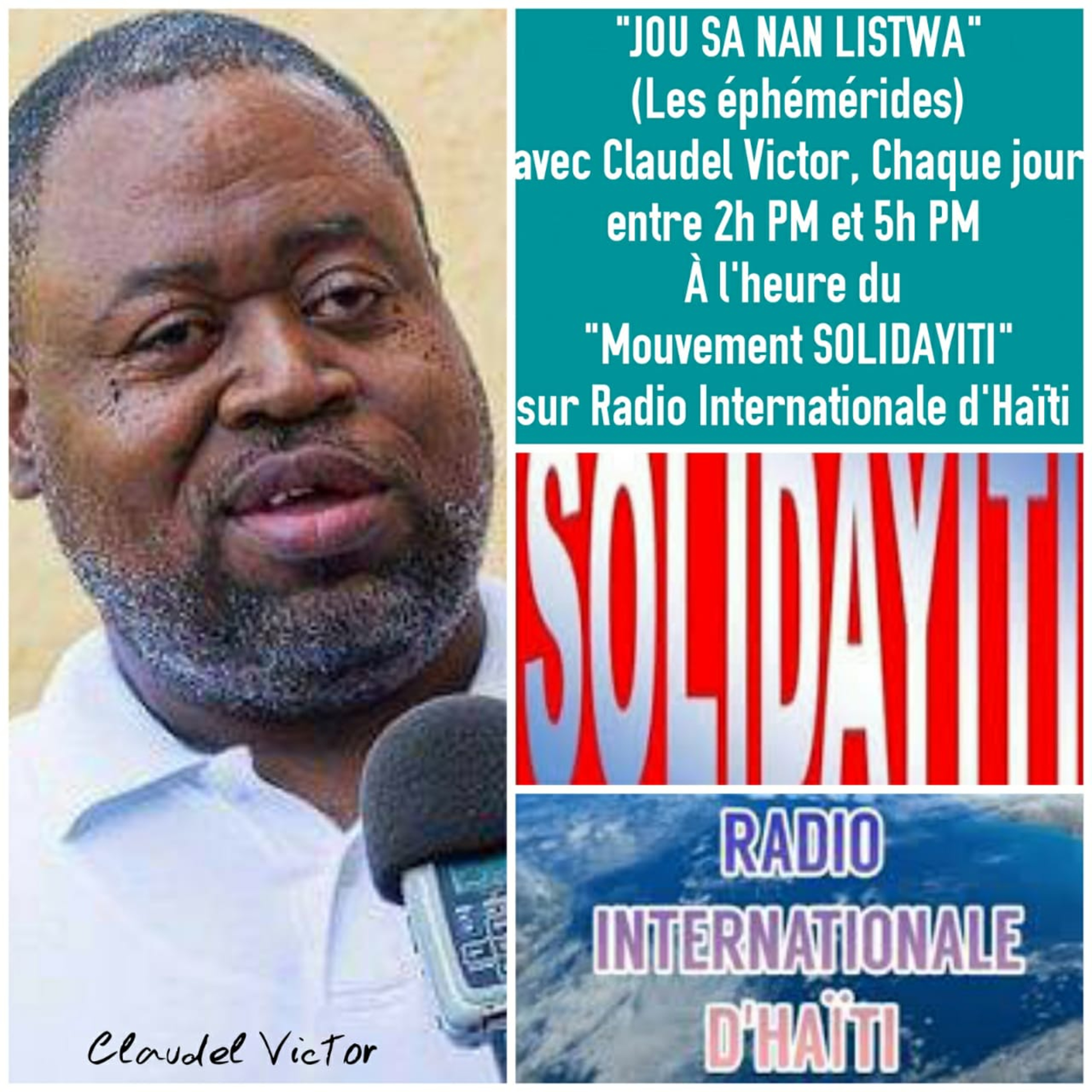 Jou sa nan listwa No.213 avec Claudel Victor en Direct de Pétion-Ville, Haïti - Lundi 31 Juillet 2023