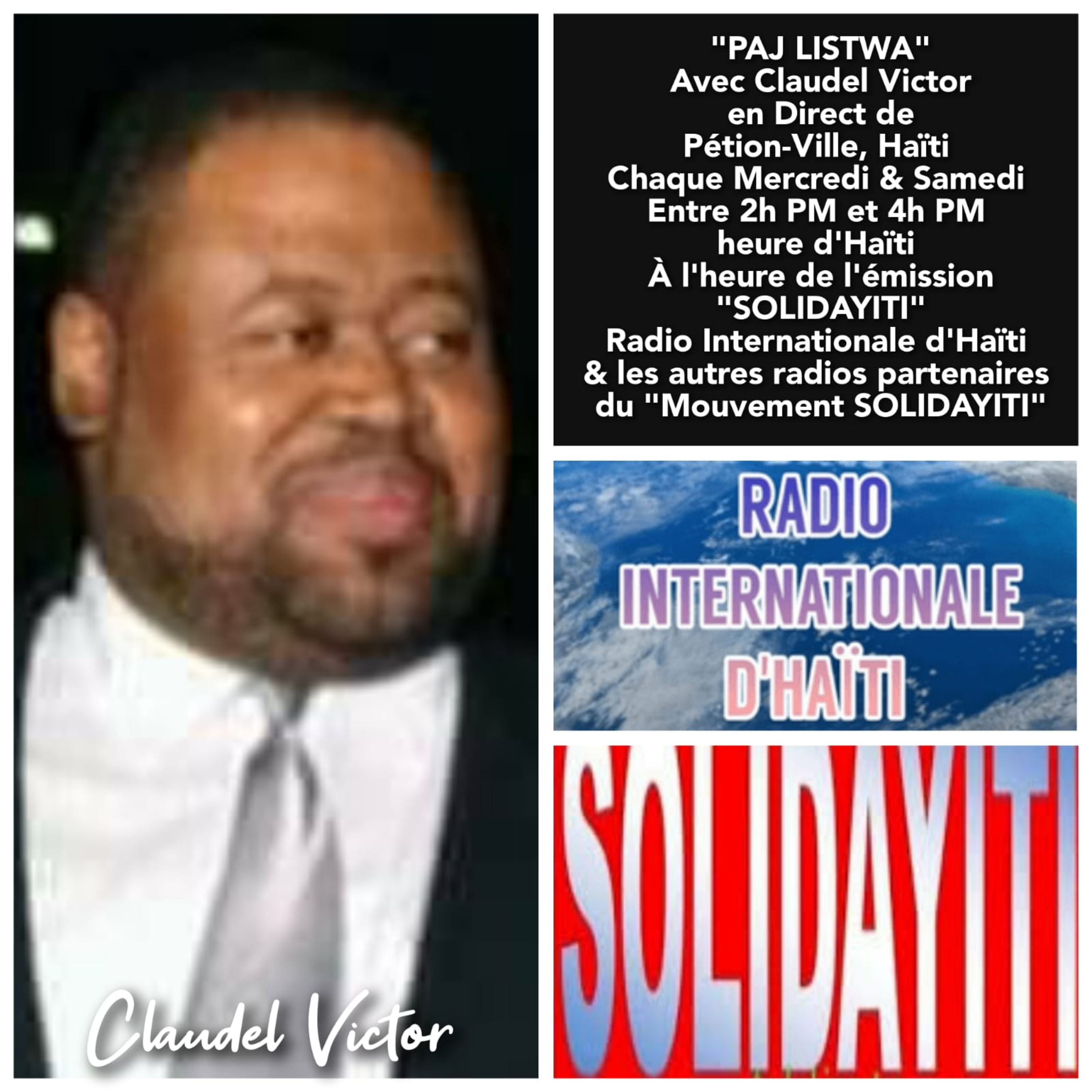 Paj Listwa (Telecommunications en Haiti) avec Claudel Victor en direct de Petion-Ville, Haiti - Samedi 30 septembre 2023