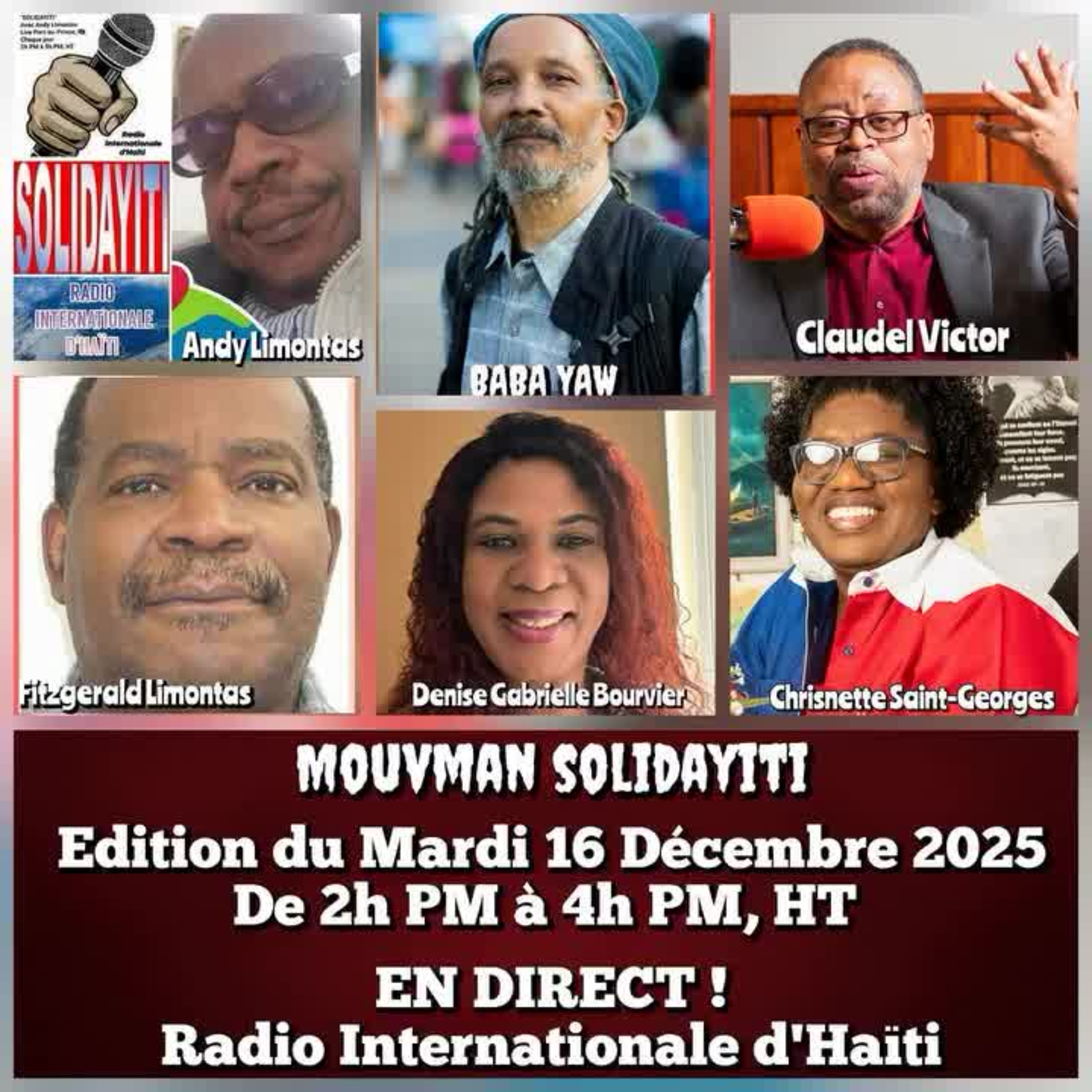 SOLIDAYITI – ANDY LIMONTAS ti batbouch ak BABA YAW - MARDI 16 DECEMBRE 2025 episode artwork
