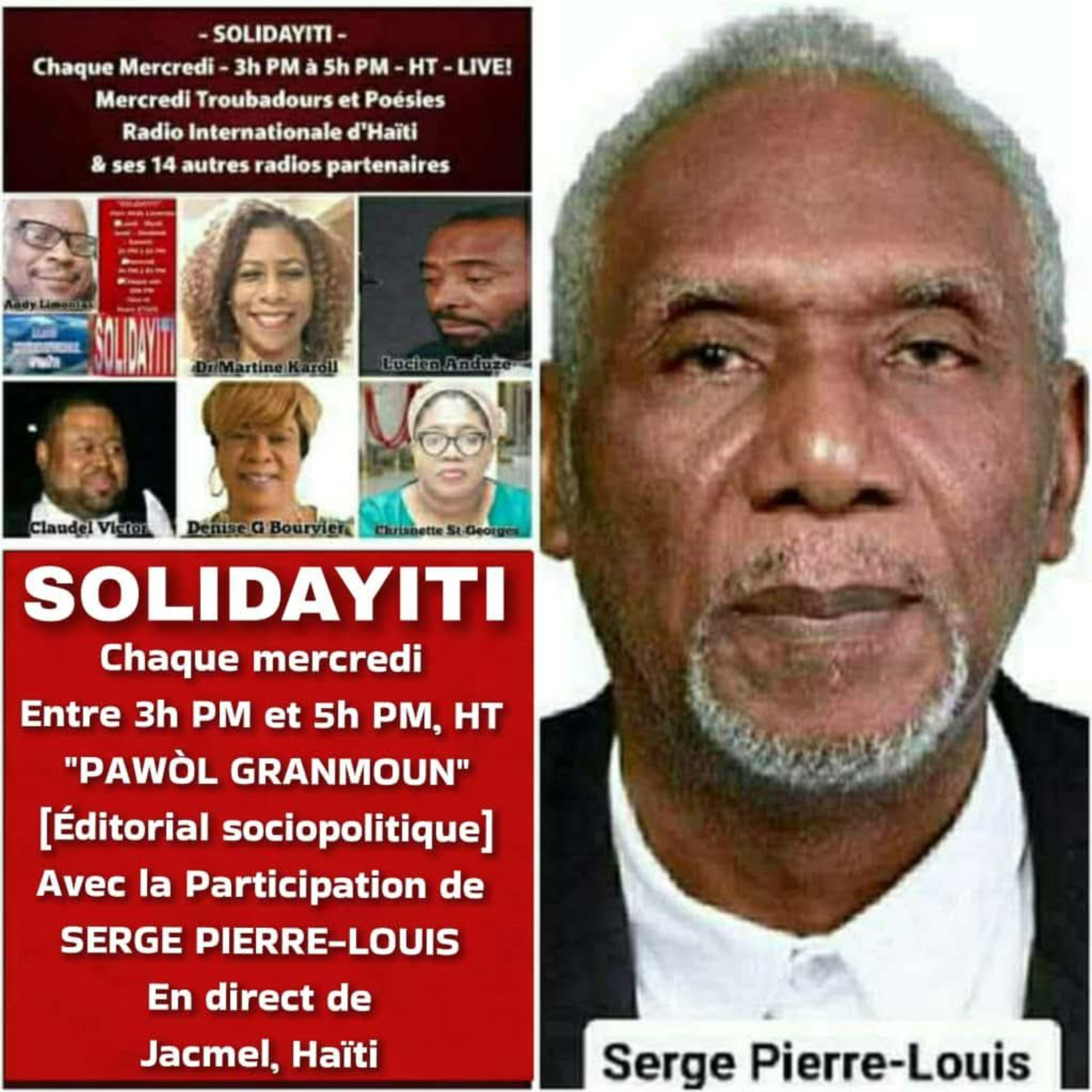 Pawòl Granmoun avèk Serge Pierre-Louis andirèk depi Jakmèl, Ayiti - Mèkredi 24 Desanm 2025 episode artwork