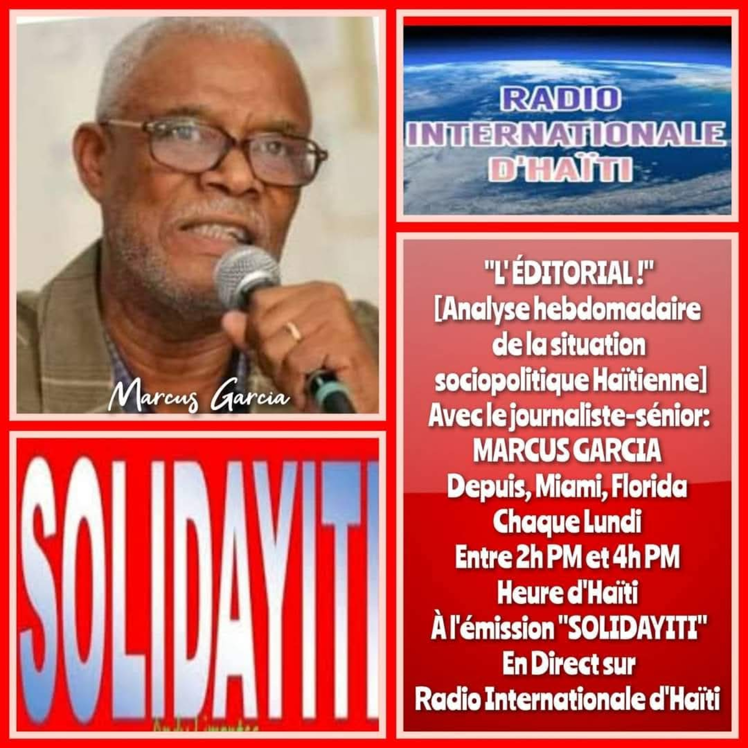 Marcus Garcia Editorial Trump Chretiens Nigeira et Haiti - Lundi 29 Decembre 2025 episode artwork