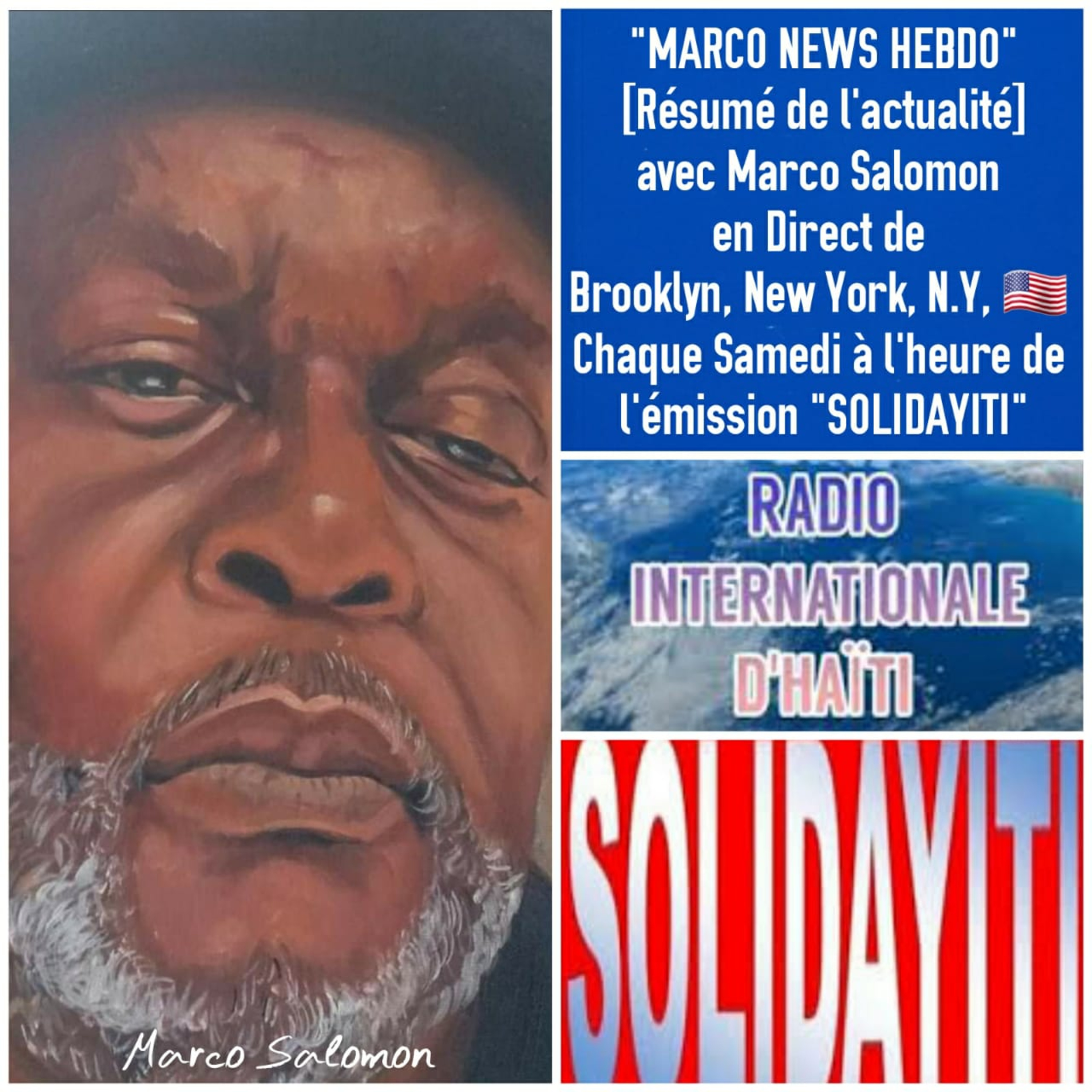 Marco News Hebdo avec Marco Salomon en direct de Brooklyn, NY, USA - Samedi 10 Janvier 2026 episode artwork