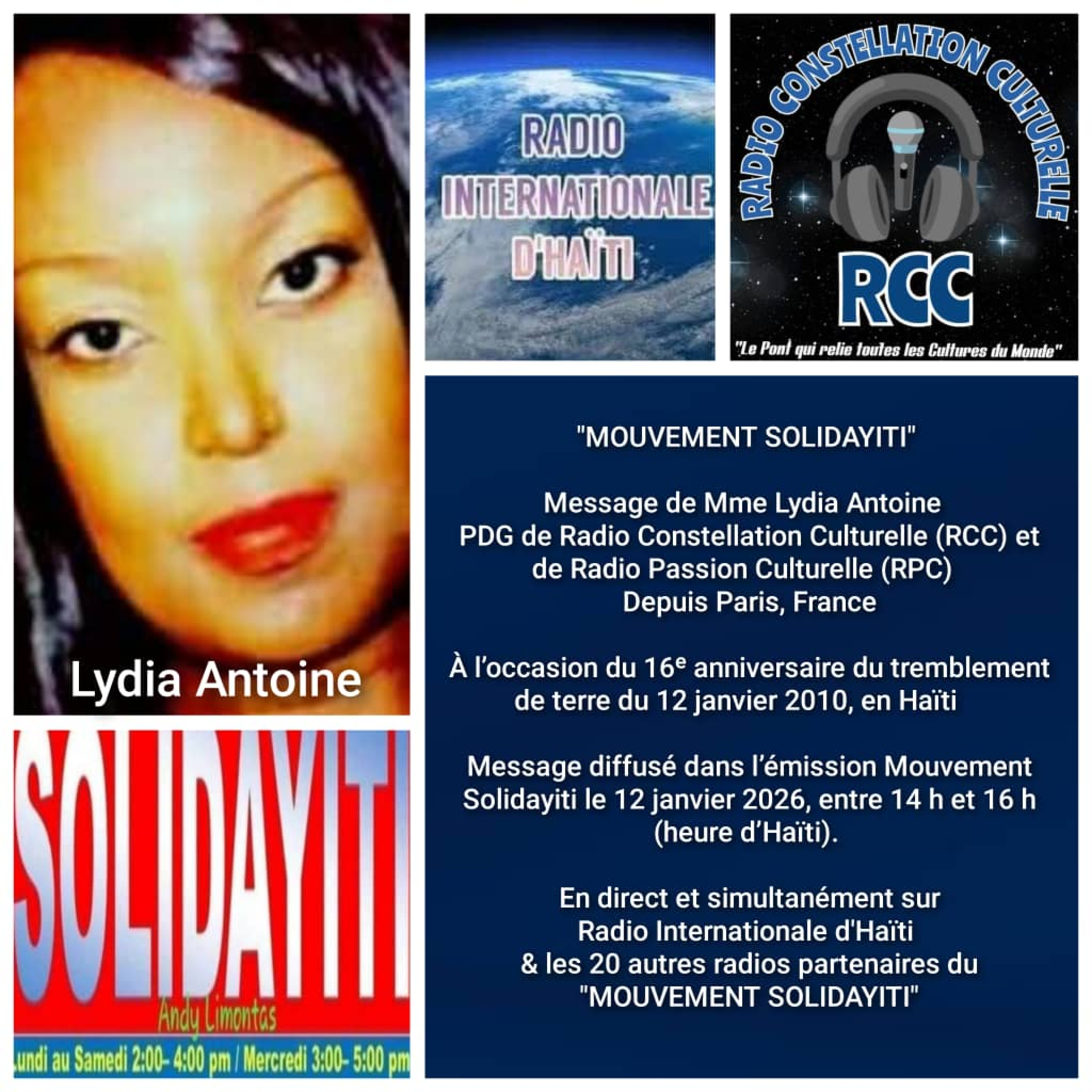 Message de Lydia Antoine à l'occasion du 12 janvier episode artwork