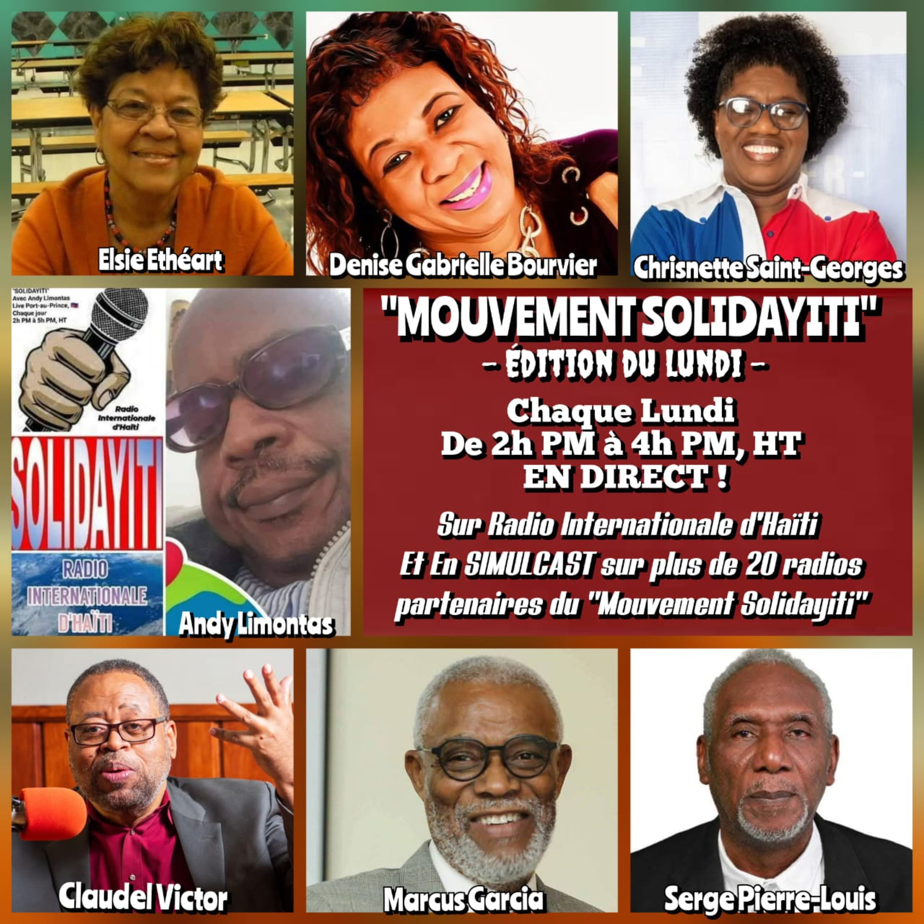 SOLIDAYITI – ANDY LIMONTAS - CHRISNETTE SAINT-GEORGES - DENISE GABRIELLE BOURVIER – CLAUDEL VICTOR – MARCUS GARCIA – SERGE PIERRE-LOUIS - LUNDI 4 MAI 2026 episode artwork