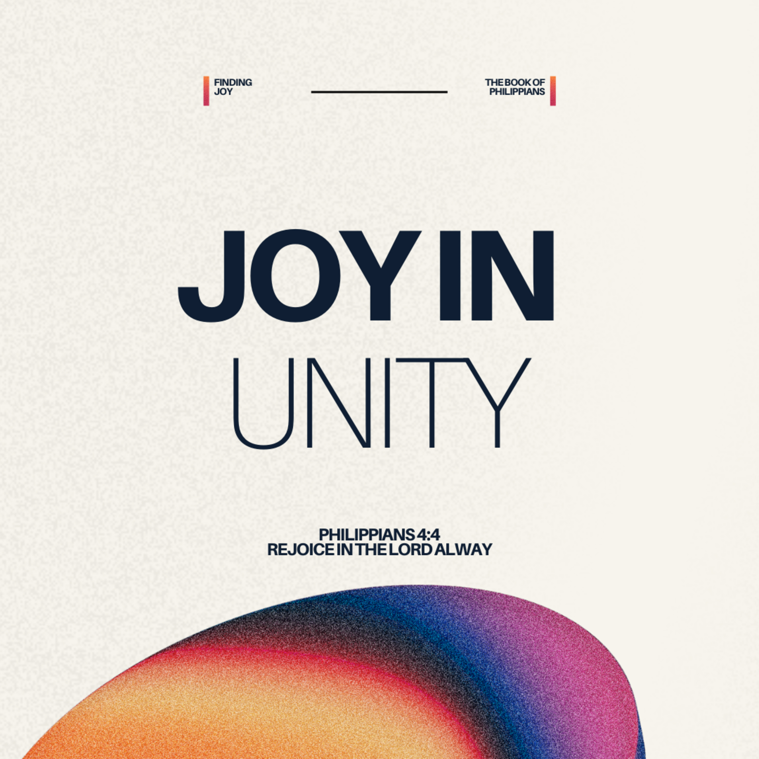 Joy In Unity Pt 2. Philippians 2:3-11.  episode artwork