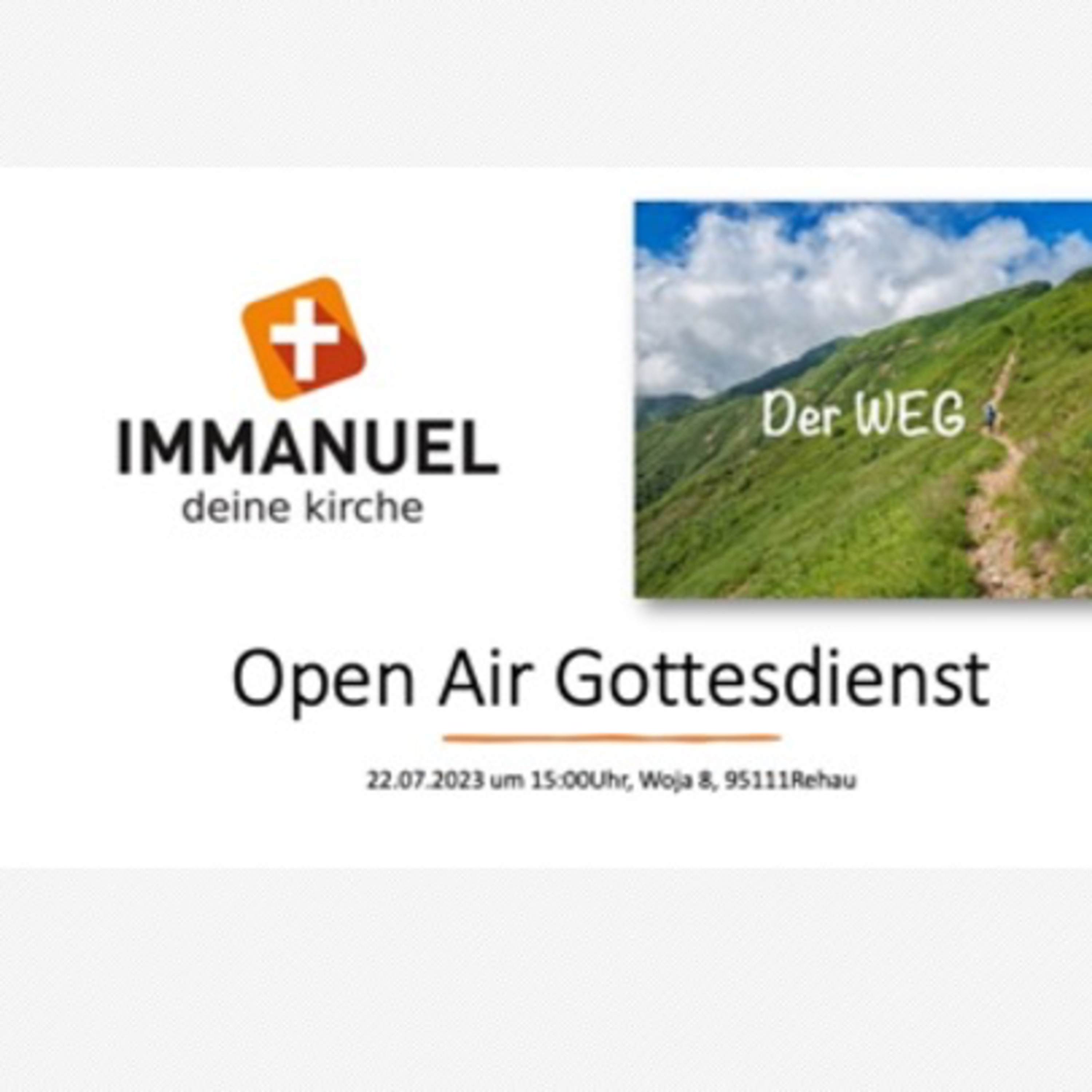Immanuel-deine Kirche Predigt Podcast