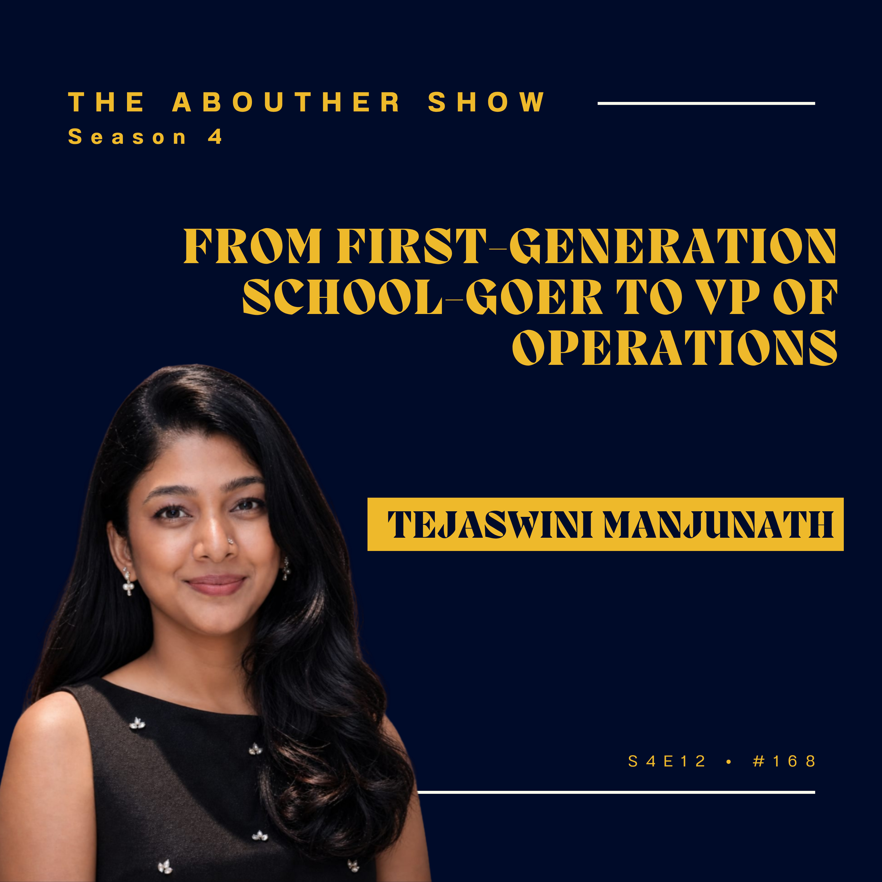 S4E168: From First-Generation School-Goer to VP of Operations: Tejaswini Manjunath on Maritime, Leadership and Sponsorship