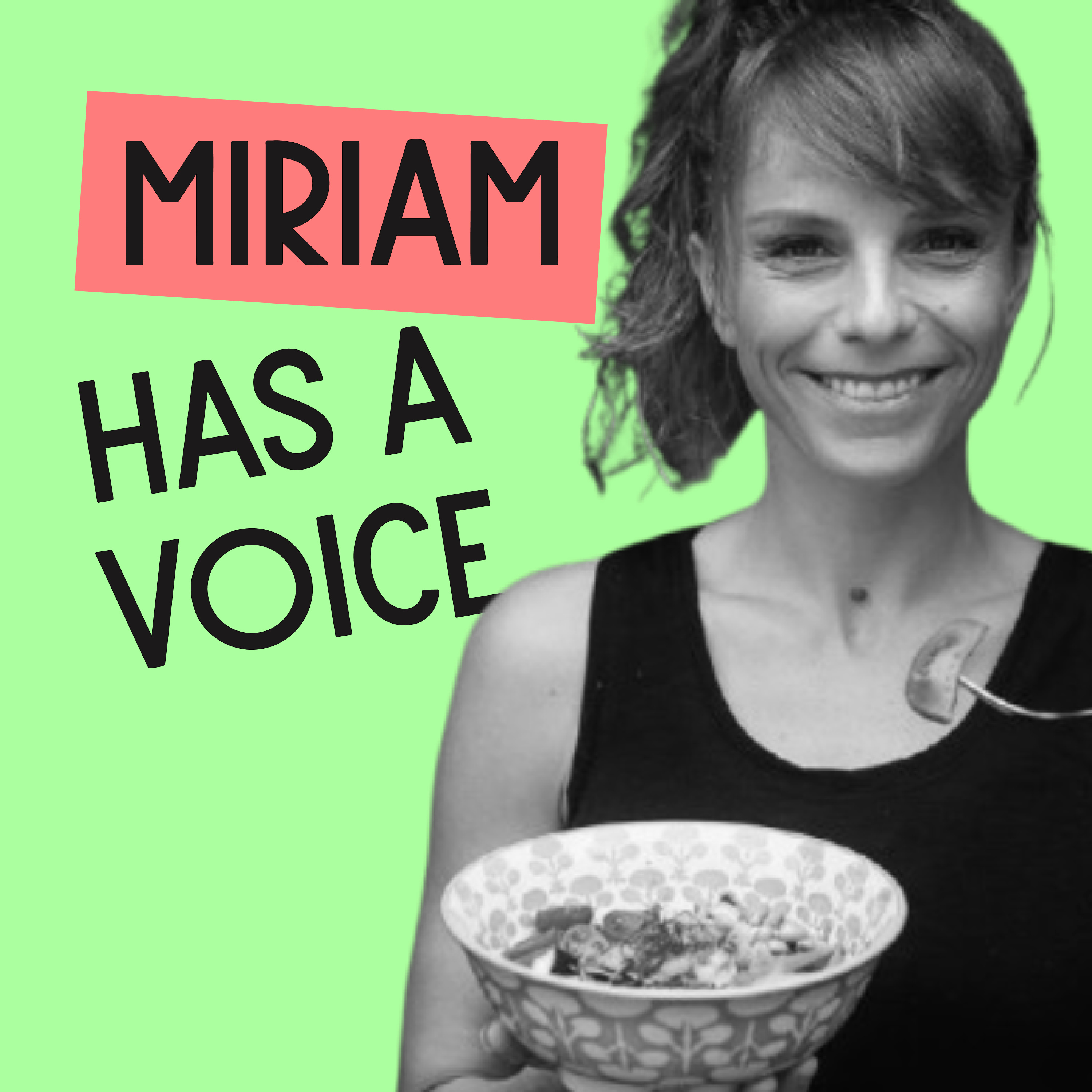 She has a voice