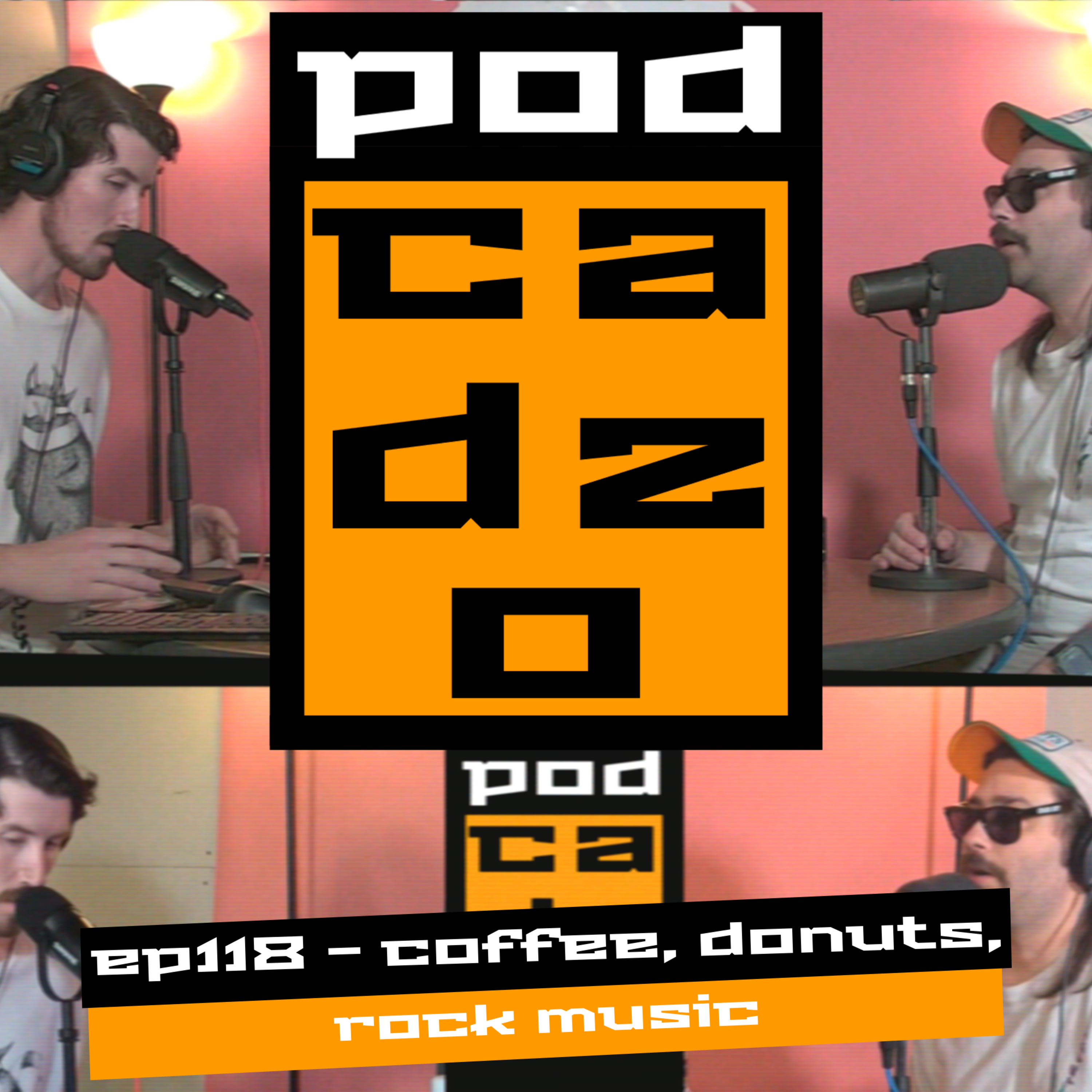 ep118 - coffee, donuts, rock music episode artwork