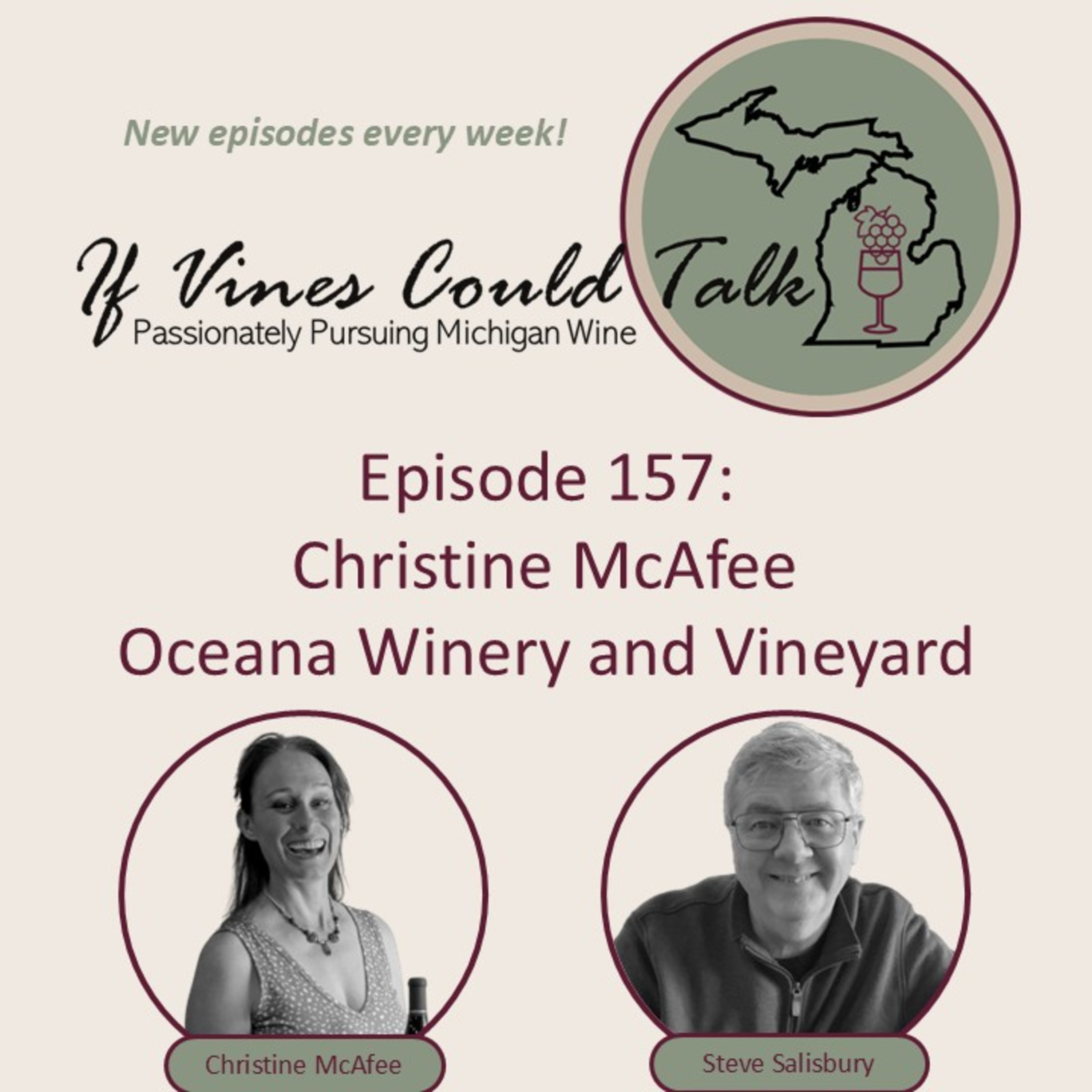 Episode 157: Christine McAfee – Oceana Winery and Vineyard episode artwork