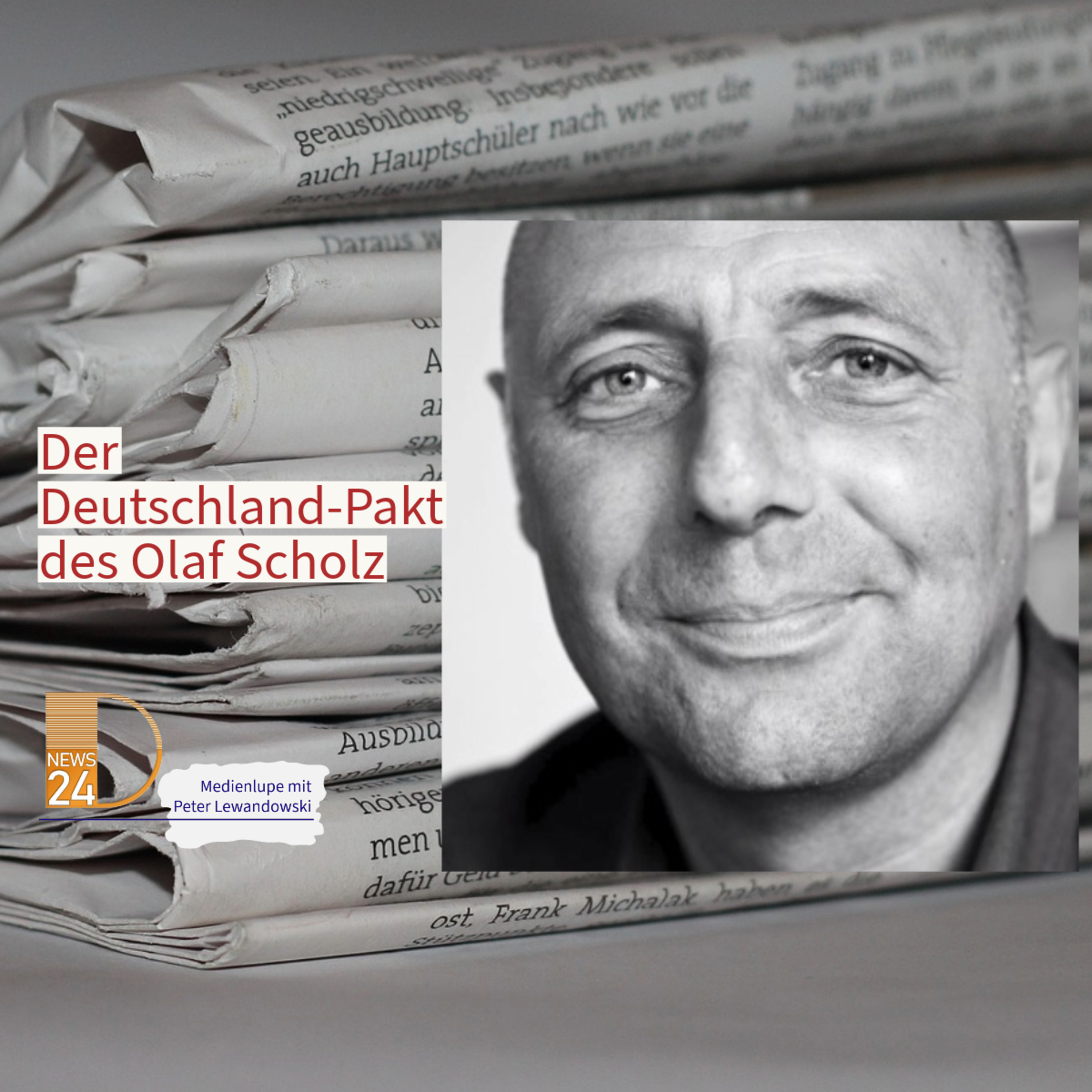 Der Deutschland-Pakt des Olaf Scholz. Die Medienlupe mit Peter Lewandowski. episode artwork